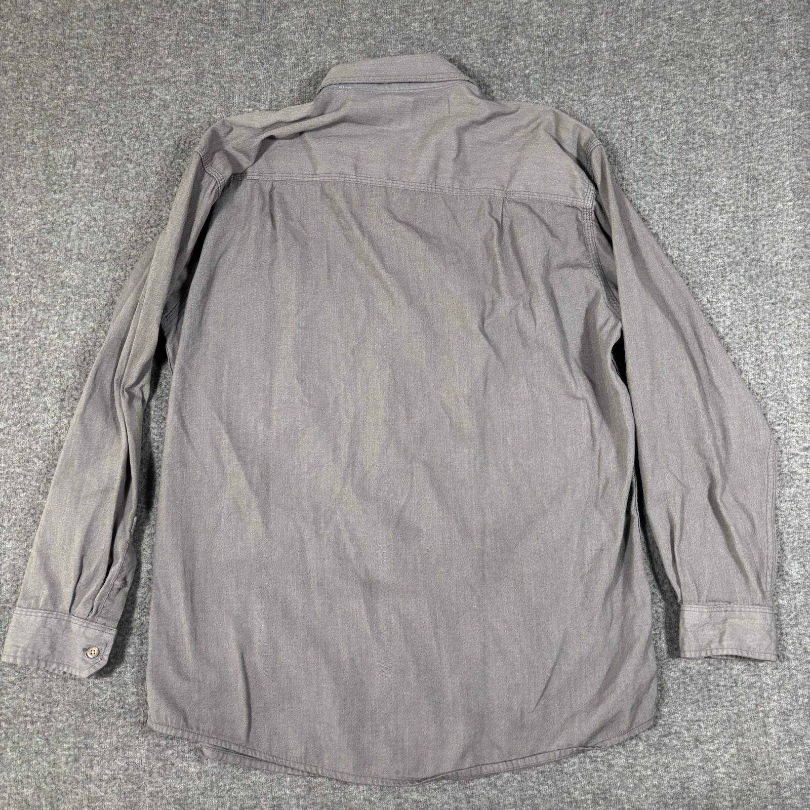 3 Carhartt FR Long Sleeve Shirt Button Up Flame Resistant Men Large Reg Work Lot
