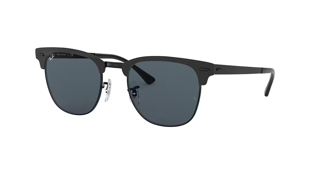 Ray-Ban Clubmaster Metal Grey Gradient Square Men’s RB3716 186/R5 51-21 NEW