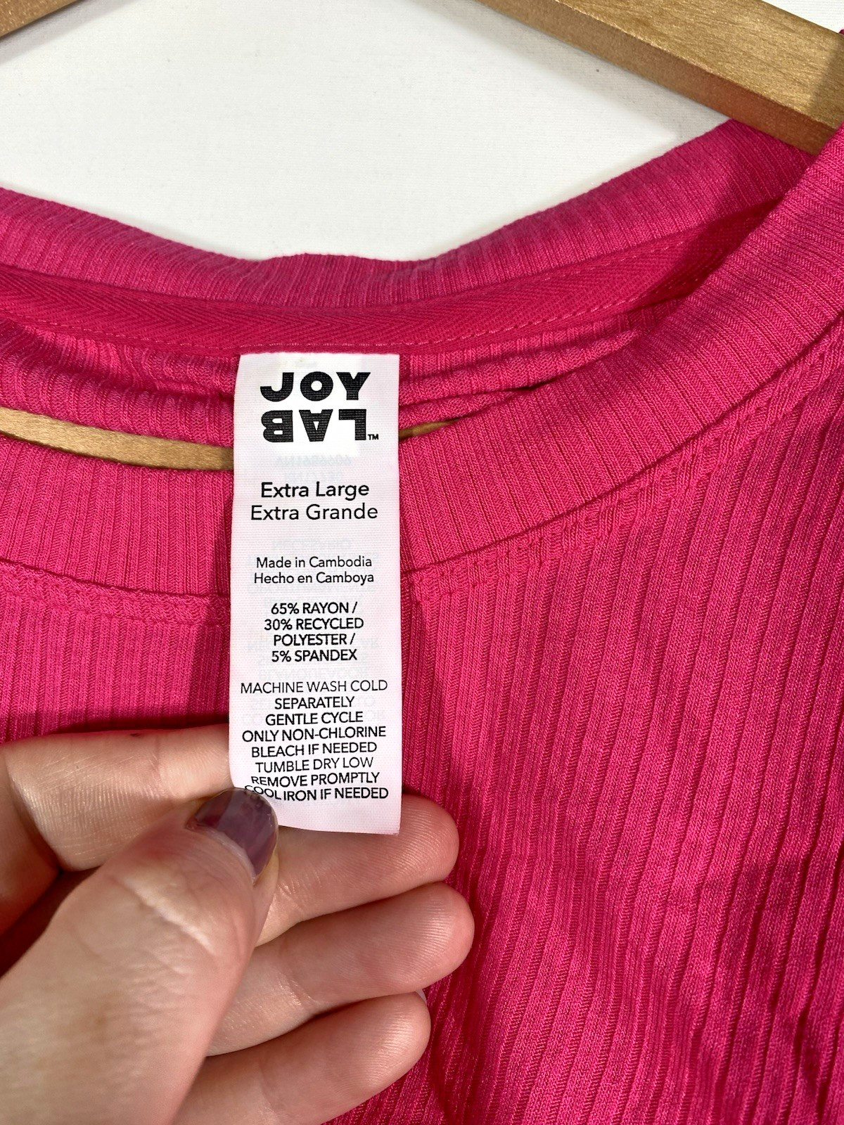 Joy Lab Activewear Set Size L XL Pink Crop Bolero Sports Bra Leggings Flare NEW