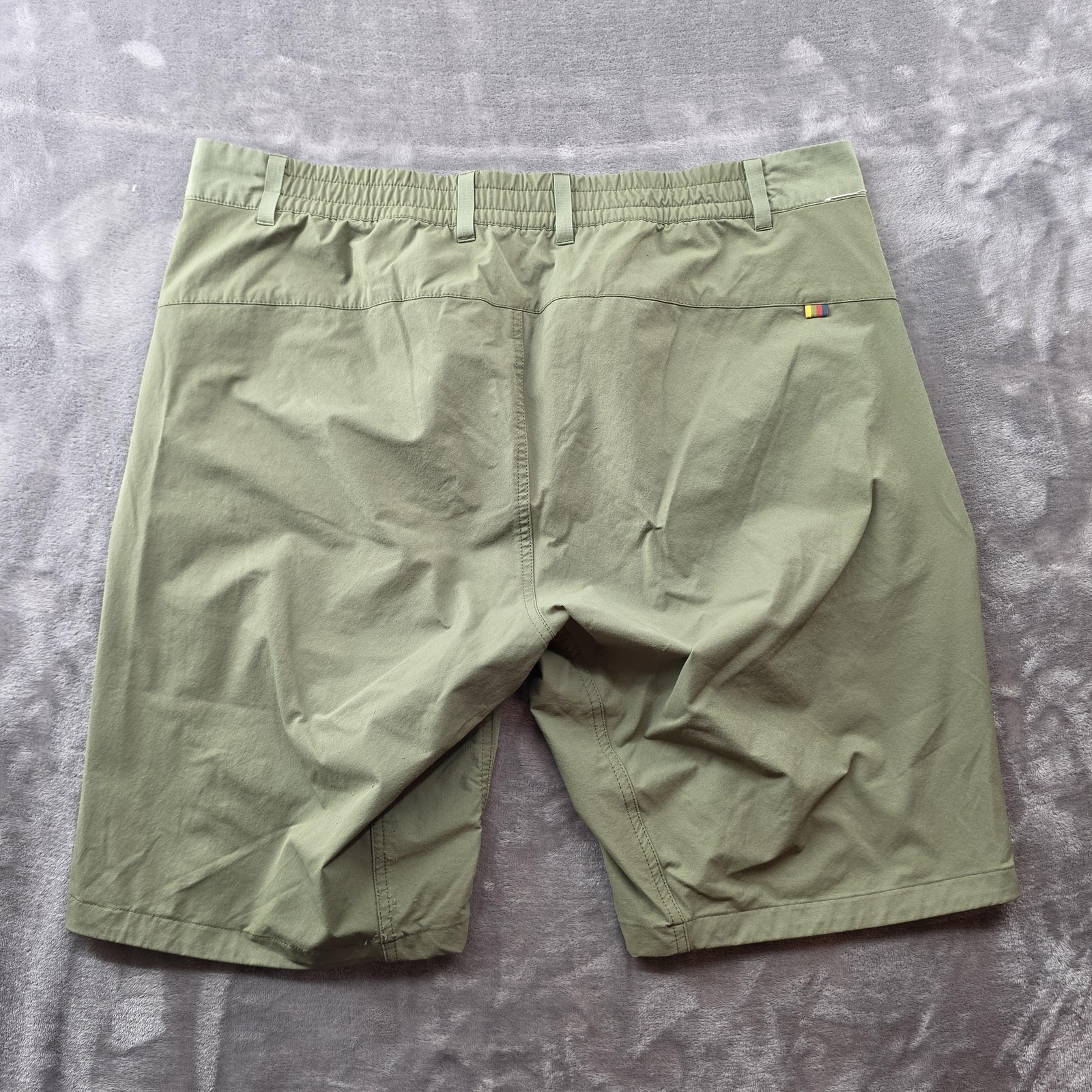Fjallraven Specialized Shorts Mens 37 Green Cargo G-1000 Outdoor Hiking