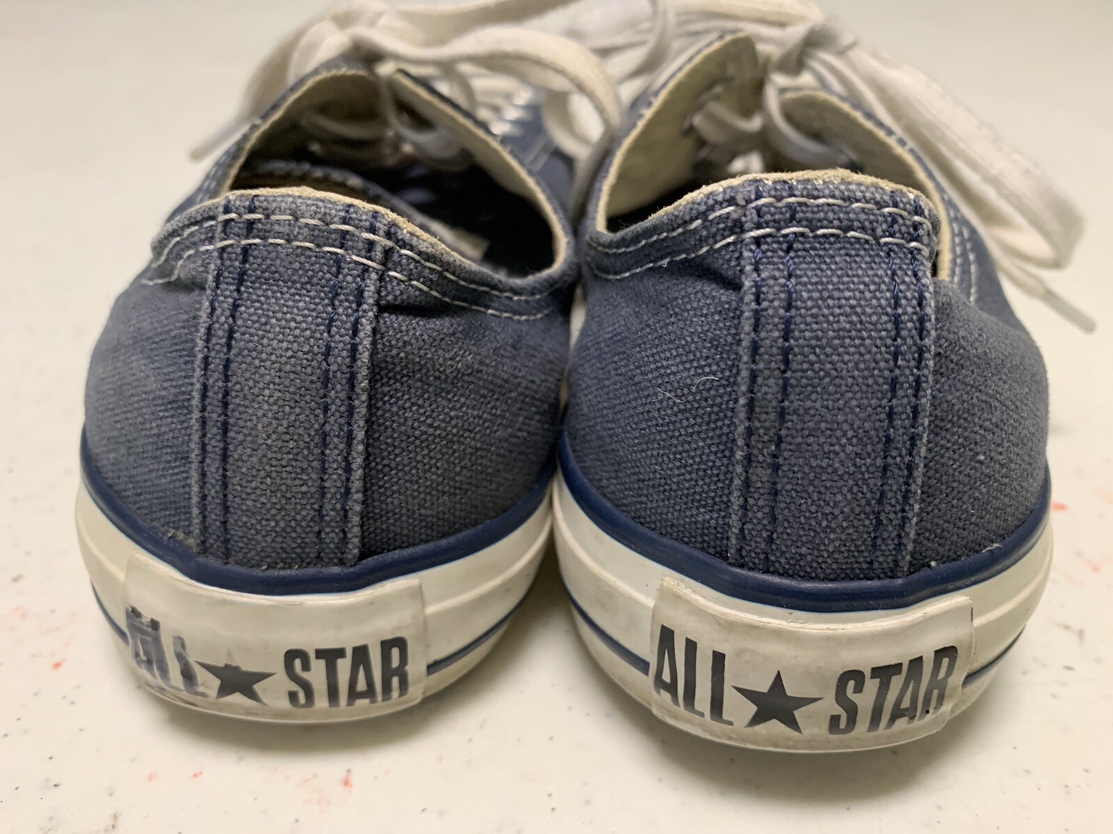 Converse Chuck Taylor All Star Low Navy/White M9697 Men 5 Women 7 Preowned