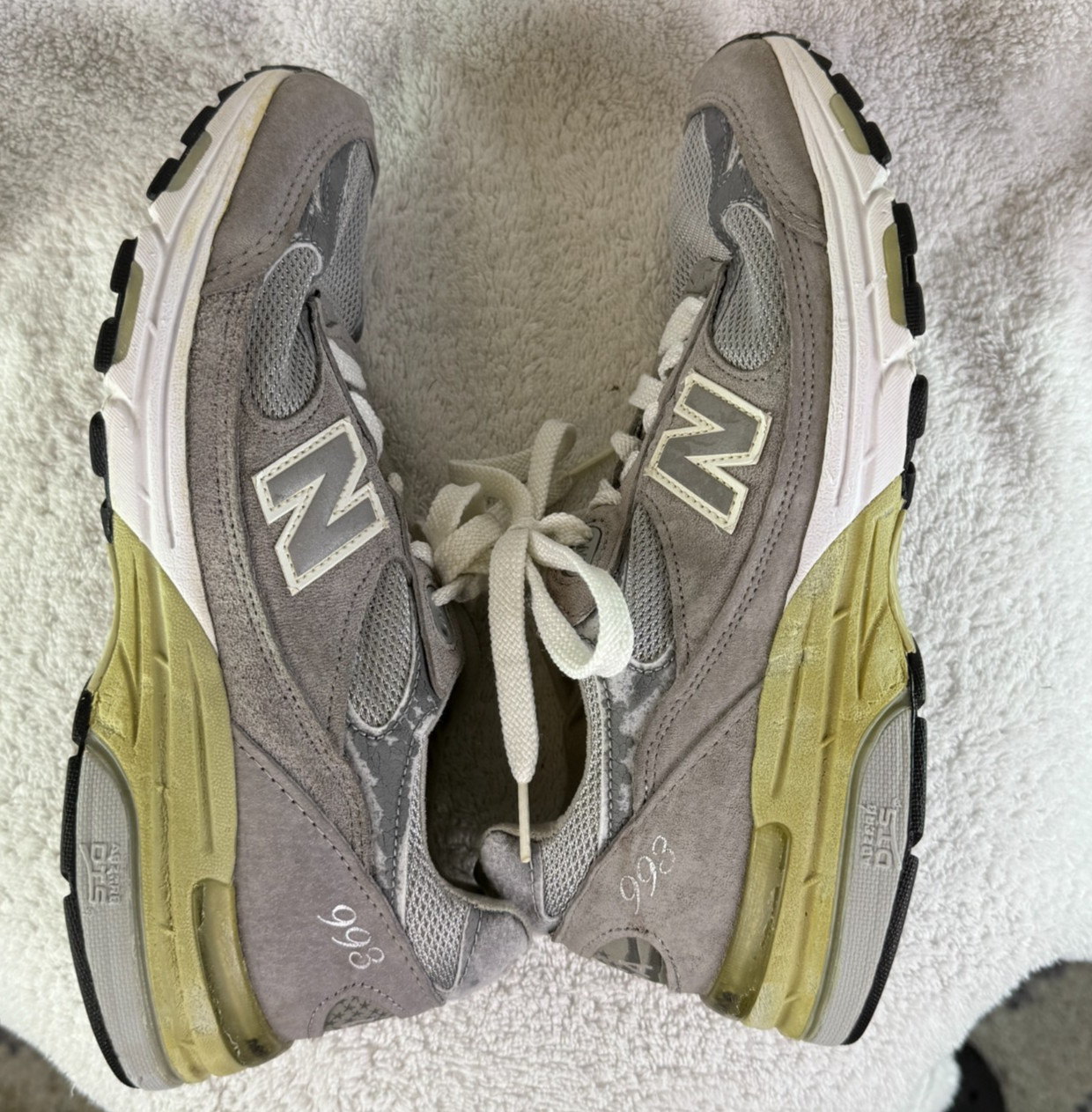 New Balance 993 US Men’s Size 7.5 (D) – Made In USA Grey / White MR993GL