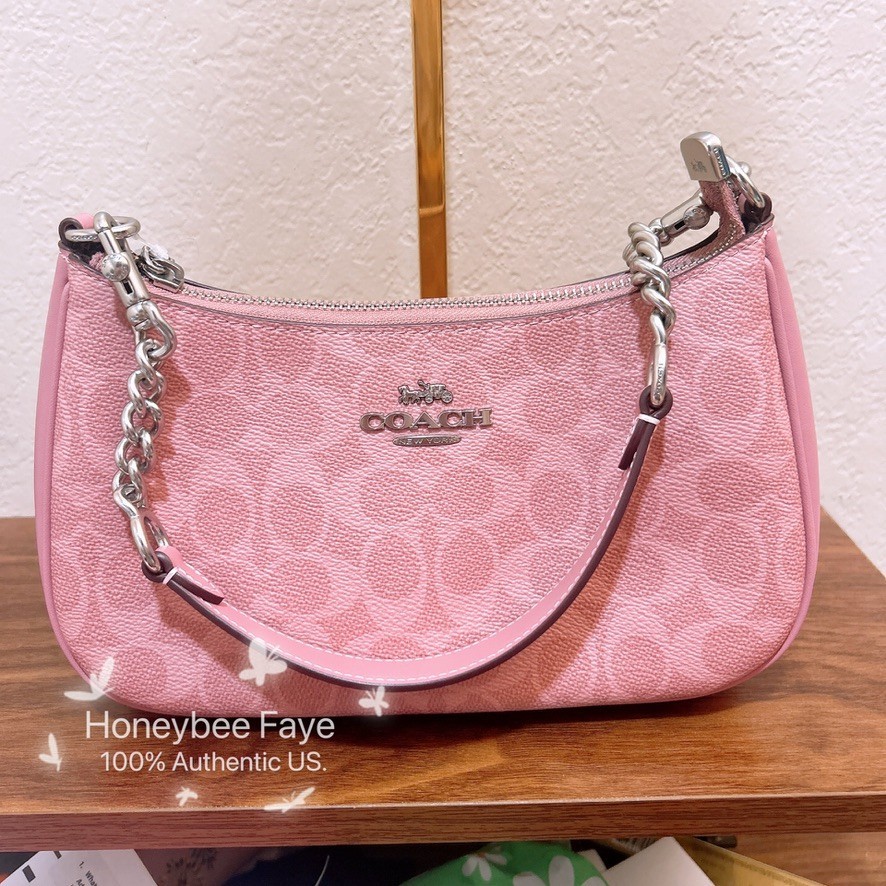 NWT Coach Teri Shoulder Bag In Signature Canvas CV933