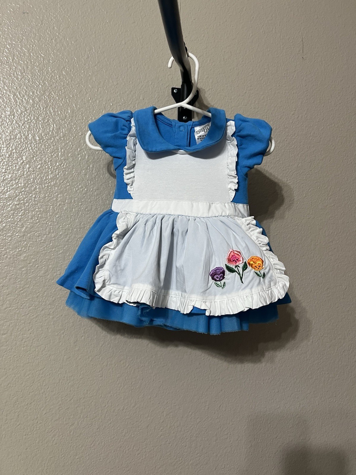 Disney Store Alice in Wonderland Baby Bodysuit Dress Baby Halloween Size 3/6