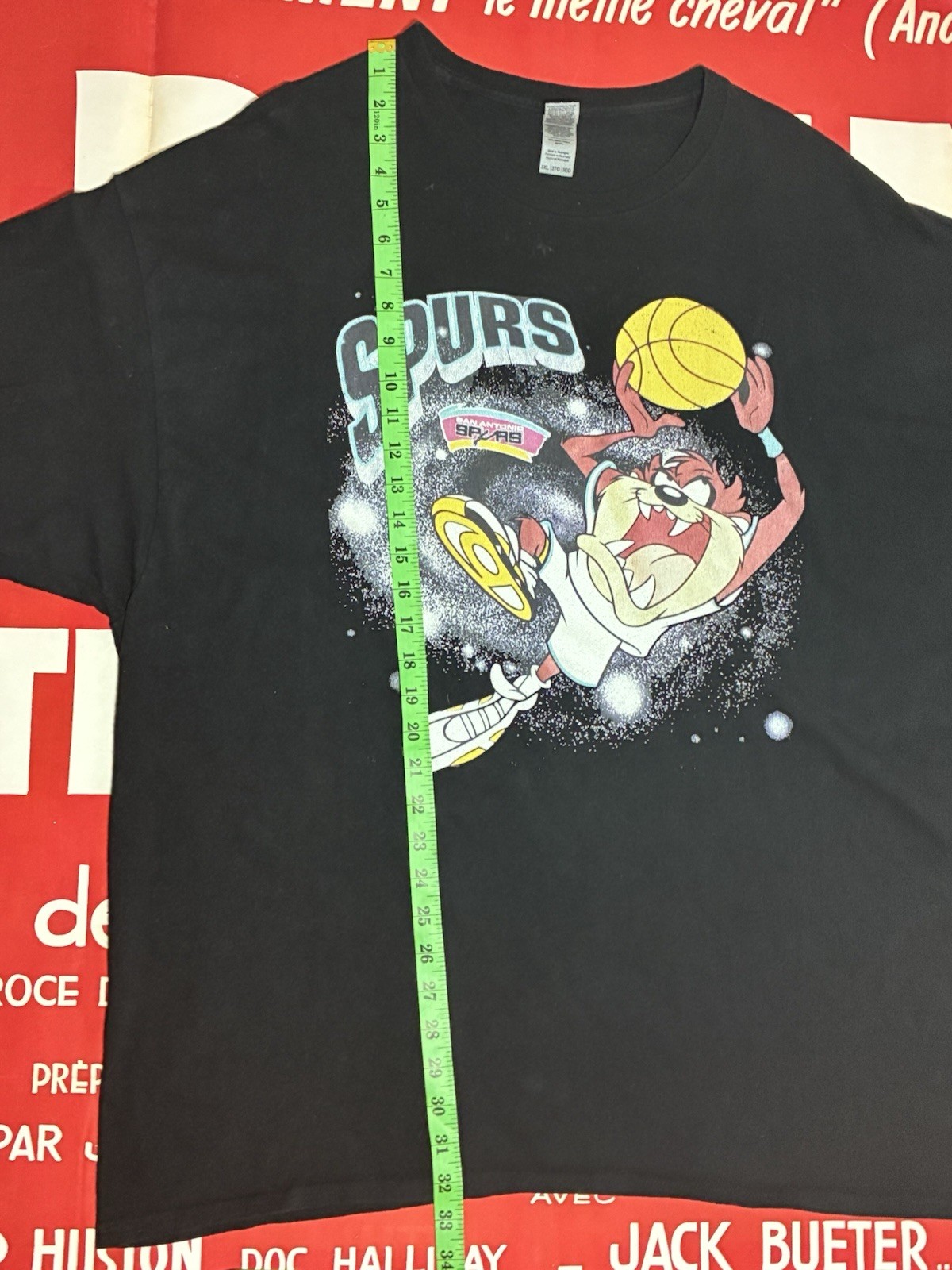 San Antonio Spurs Looney Tunes Taz Vintage Tee
