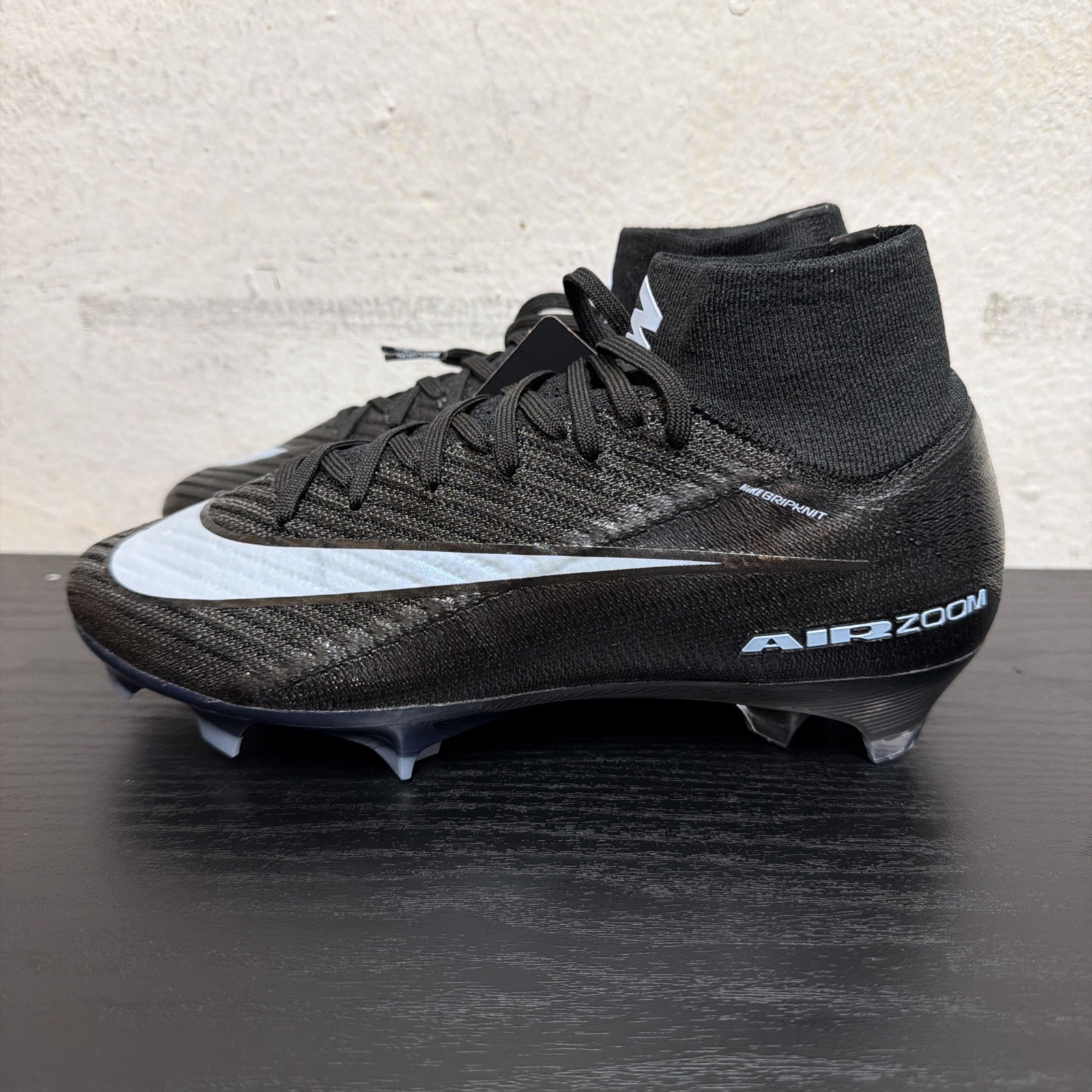 Nike Air Zoom Mercurial Superfly 10 Elite FG Black Soccer Cleats 4.5 FQ1454-001