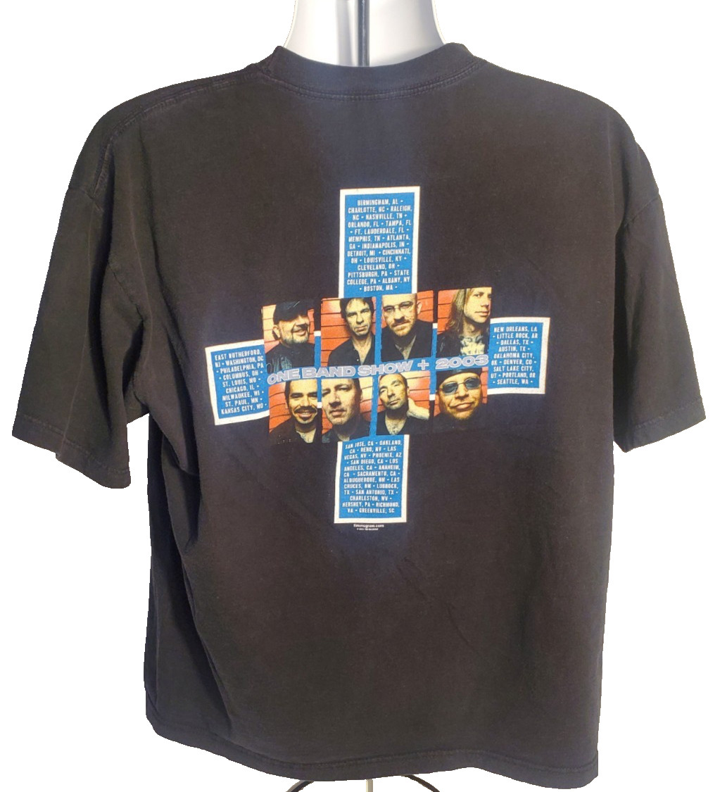 Tim McGraw & The Dancehall Doctors Vintage 2003 Country Music Concert Tee XL