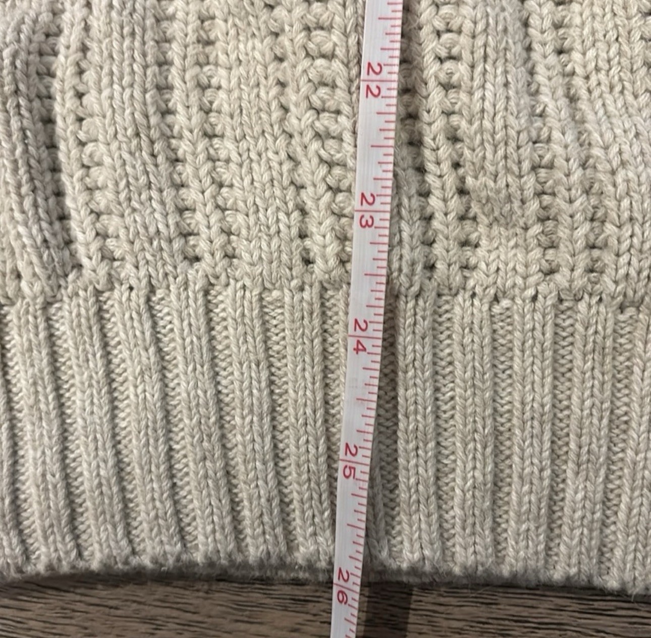 Tasso Elba Men’s 1/4 Zip Mock Neck Knit Sweater Pullover XL Beige Cotton