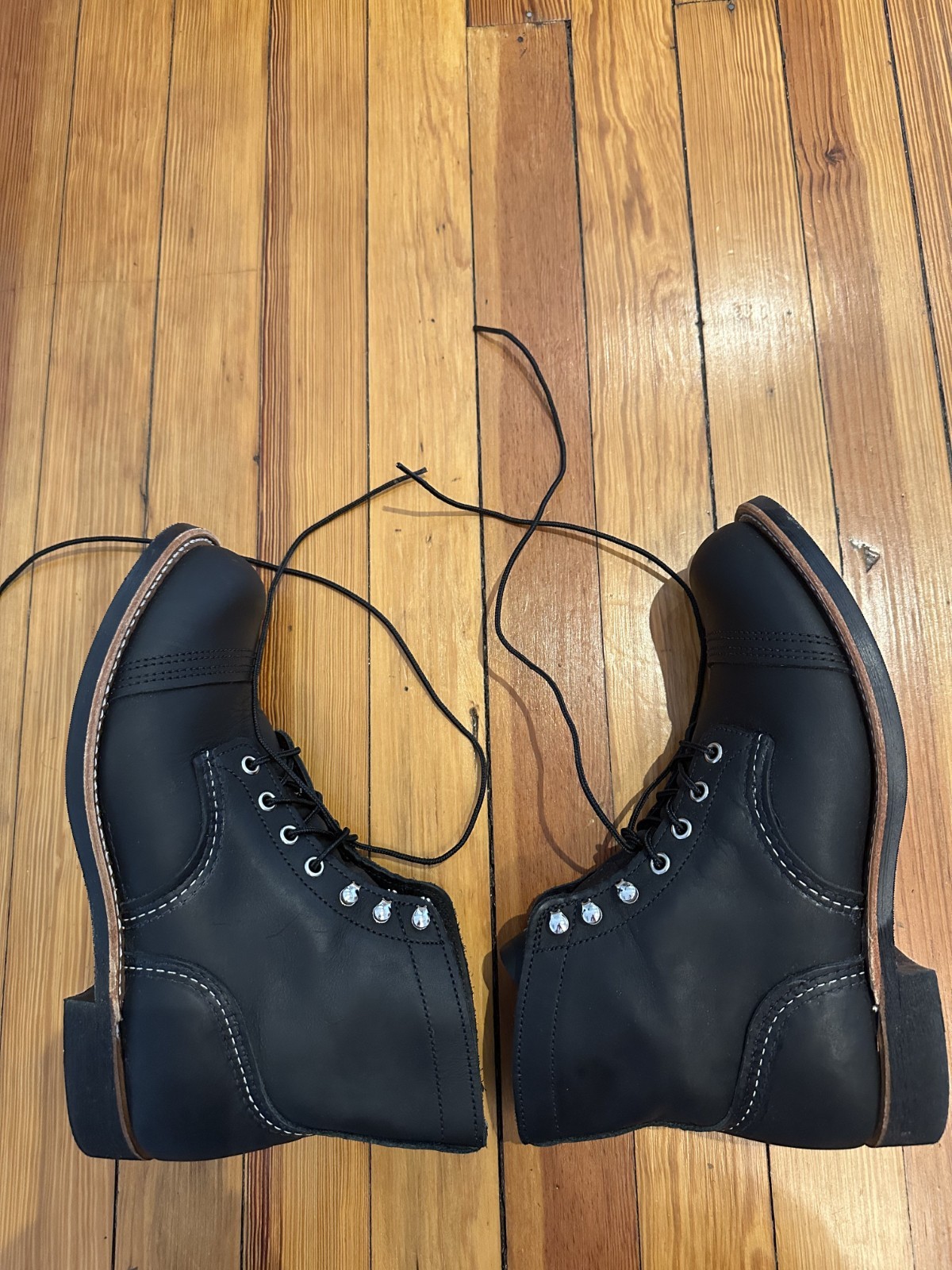Redwing Iron Ranger 8084 Men’s 8D Black Worn 3-4 Times