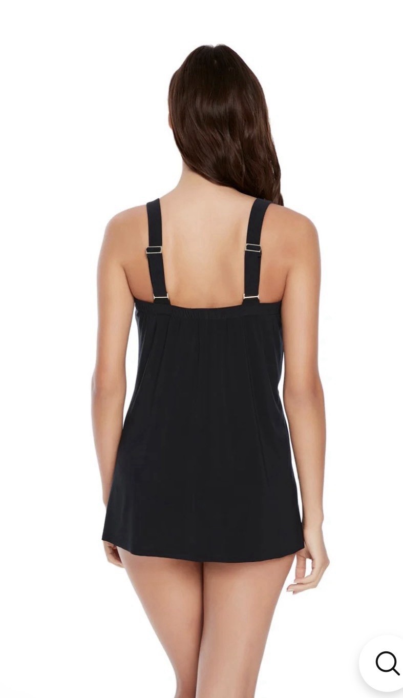 Magicsuit by Miraclesuit Full Circle Andee Sliming Control Swimdress Sz 8