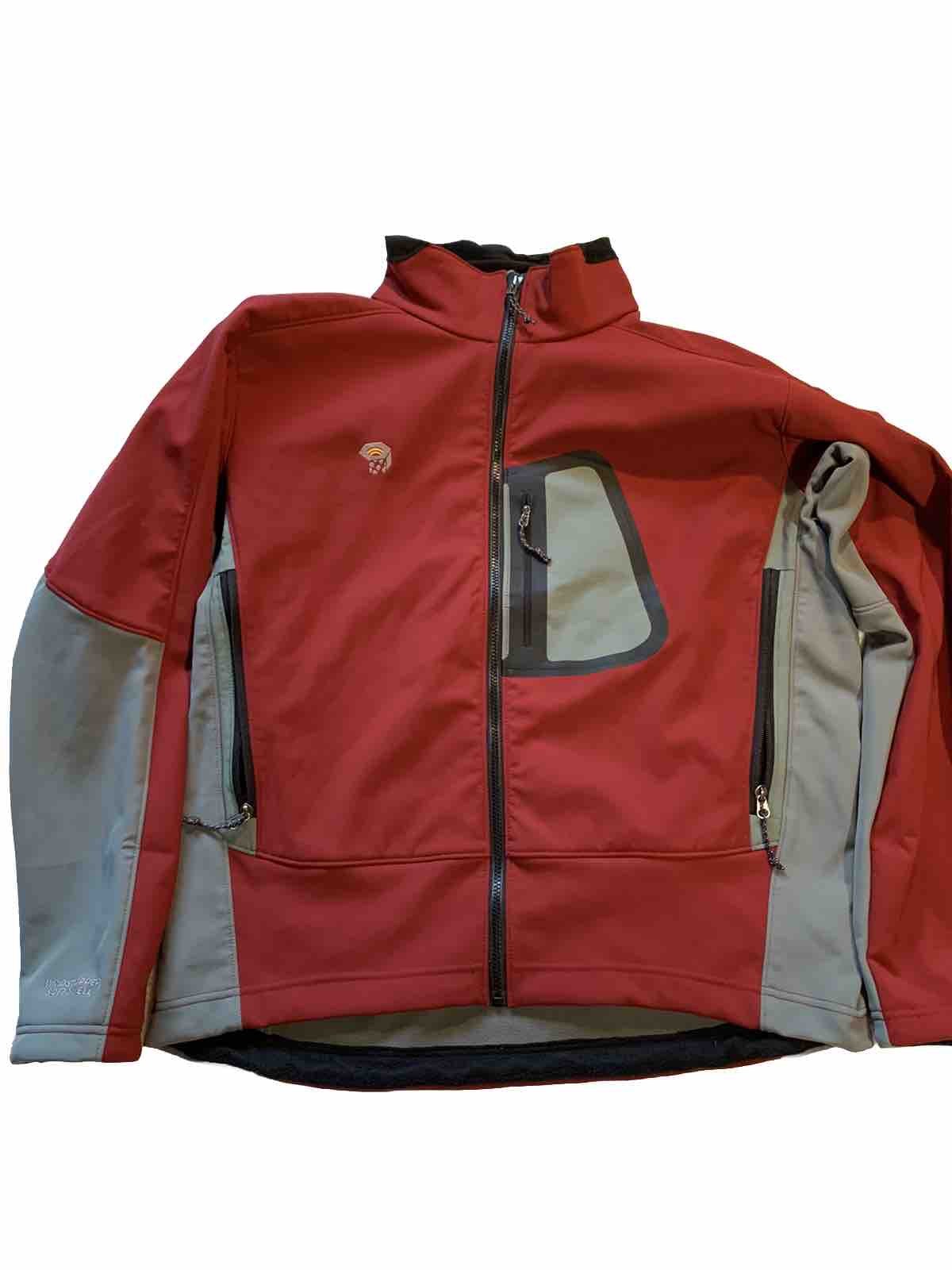 Mountain Hardwear mens jacket Red/Grey – Size XL