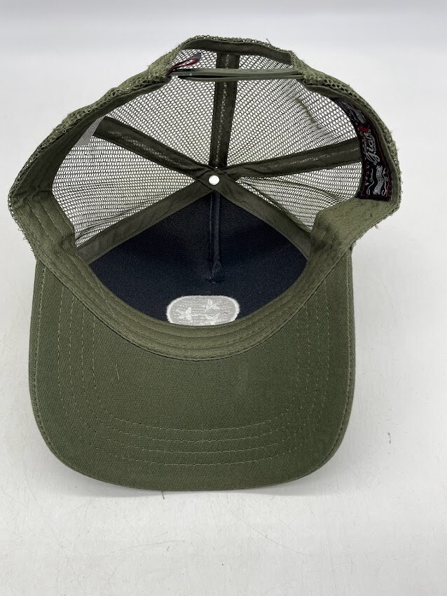 Giant Garments Green Trucker Hat Cap Mesh Back SnapBack One Size Fits All