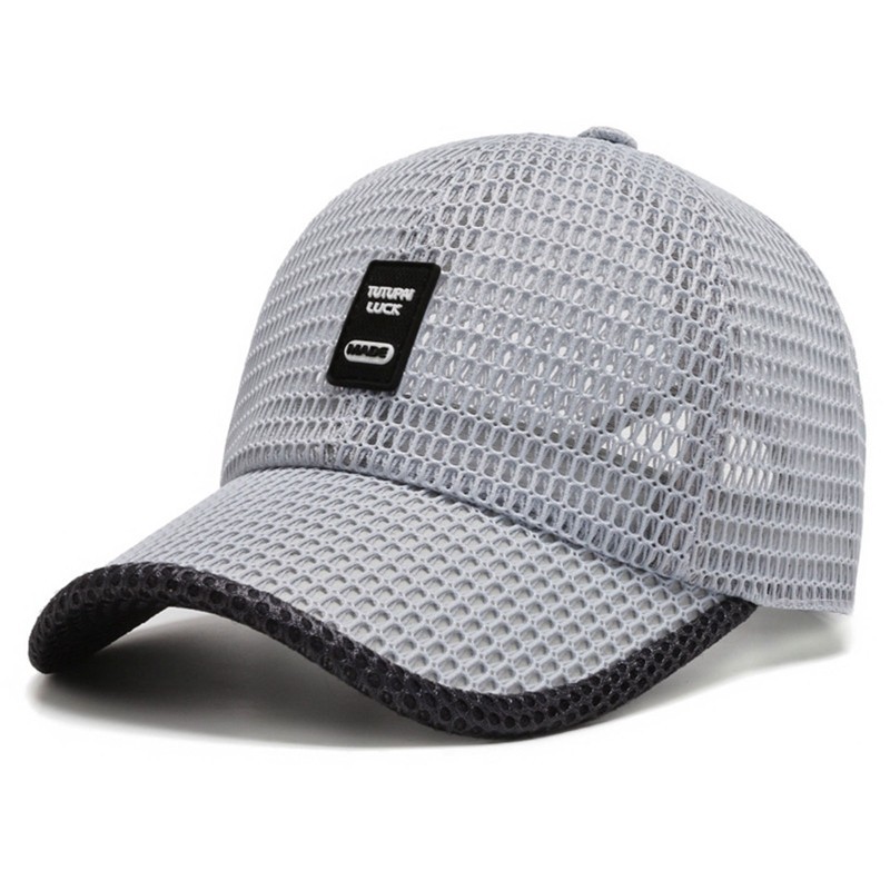 Men’s Breathable Mesh Baseball Cap Summer Outdoor Hat Trucker Cap Gym Fun Gift