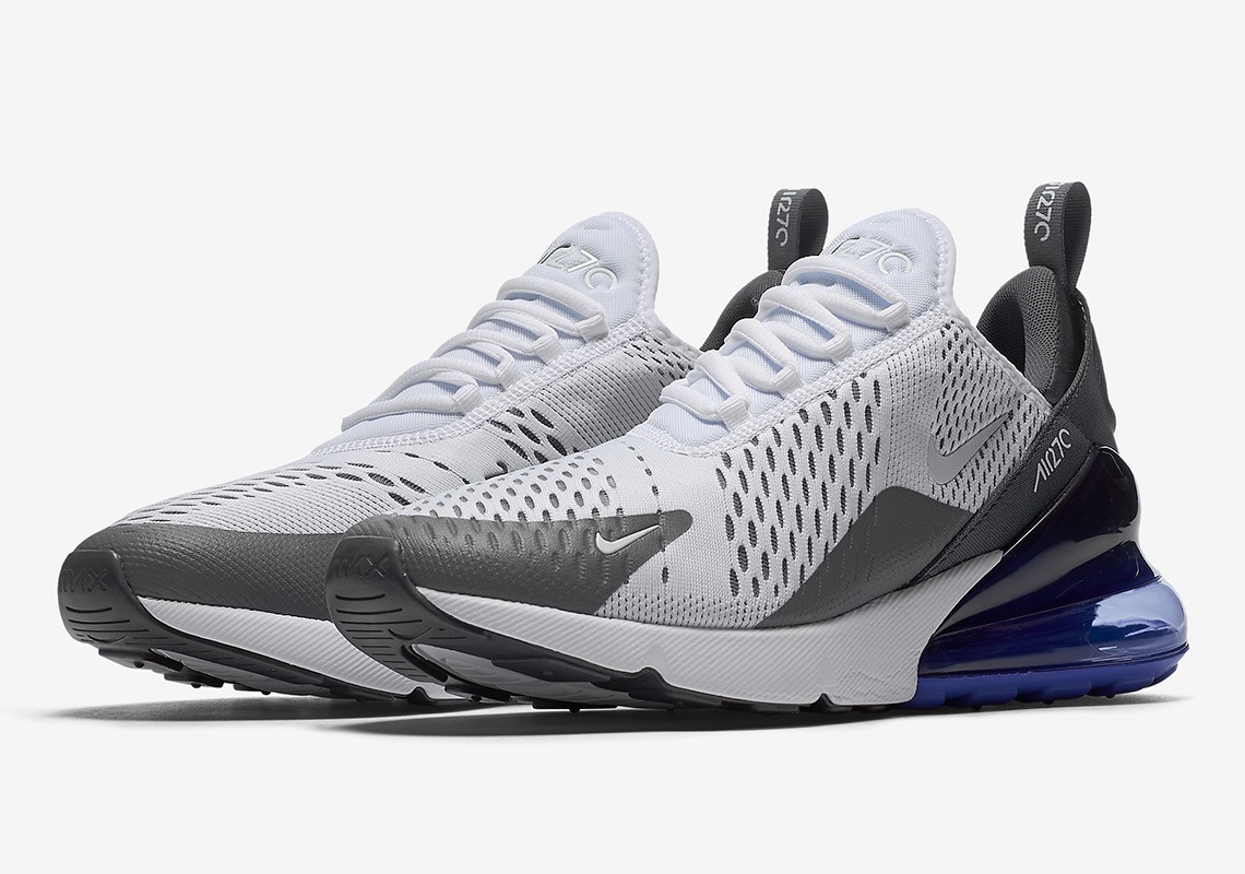 Nike Air Max 270 White Persian Violet Black AH8050-107 Men’s