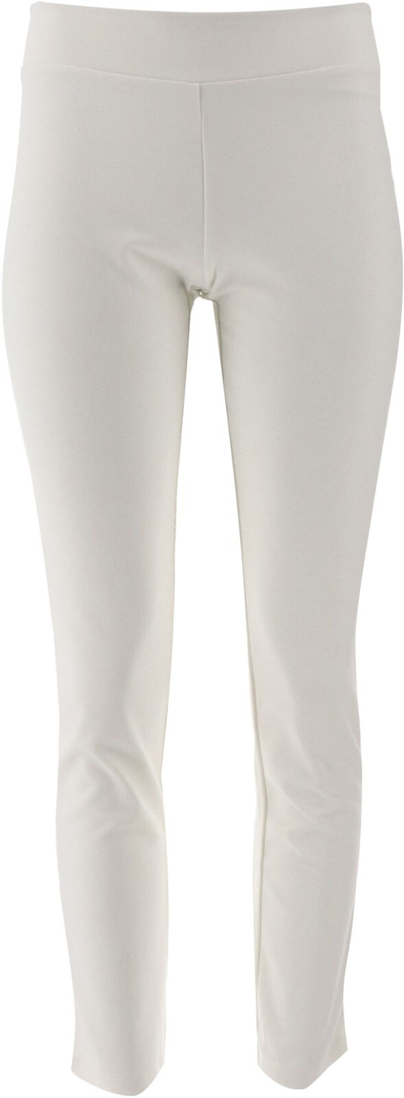 Women with Control Ponte di Roma Slim Leg Pants Winter White PXXS NWOT (484)