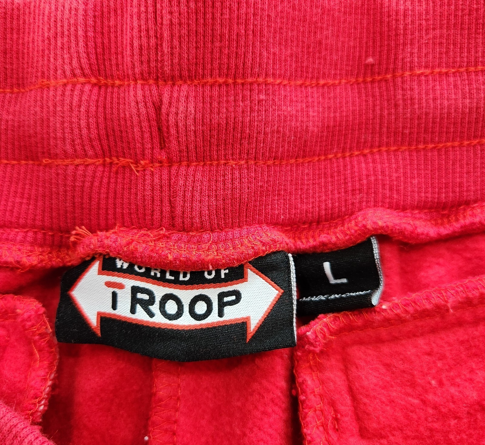 World of Troop Men Fleece Large Jogger Pants Troop Royal Patch Designs Premium
