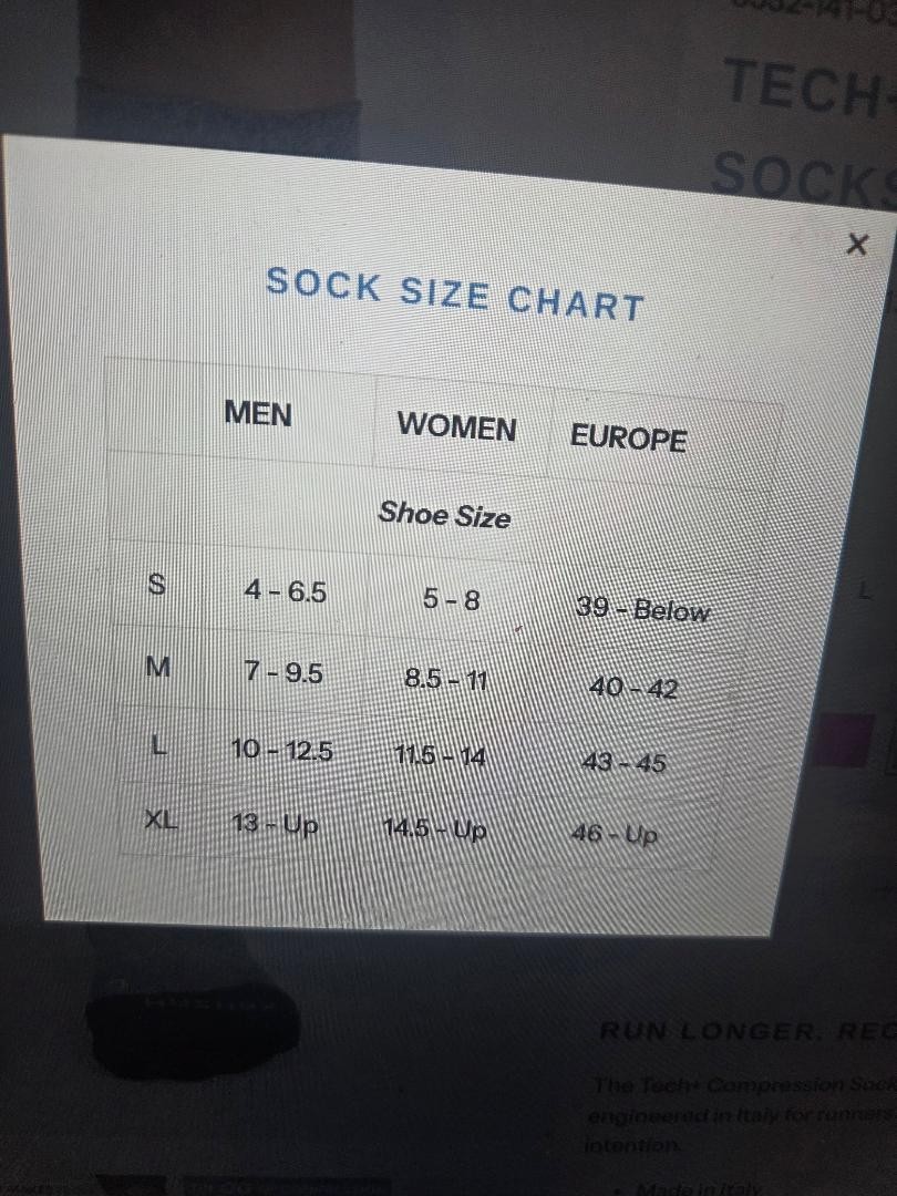 Zensah Tech+ PLUS ARGYLE Compression Socks Pick Size & Color