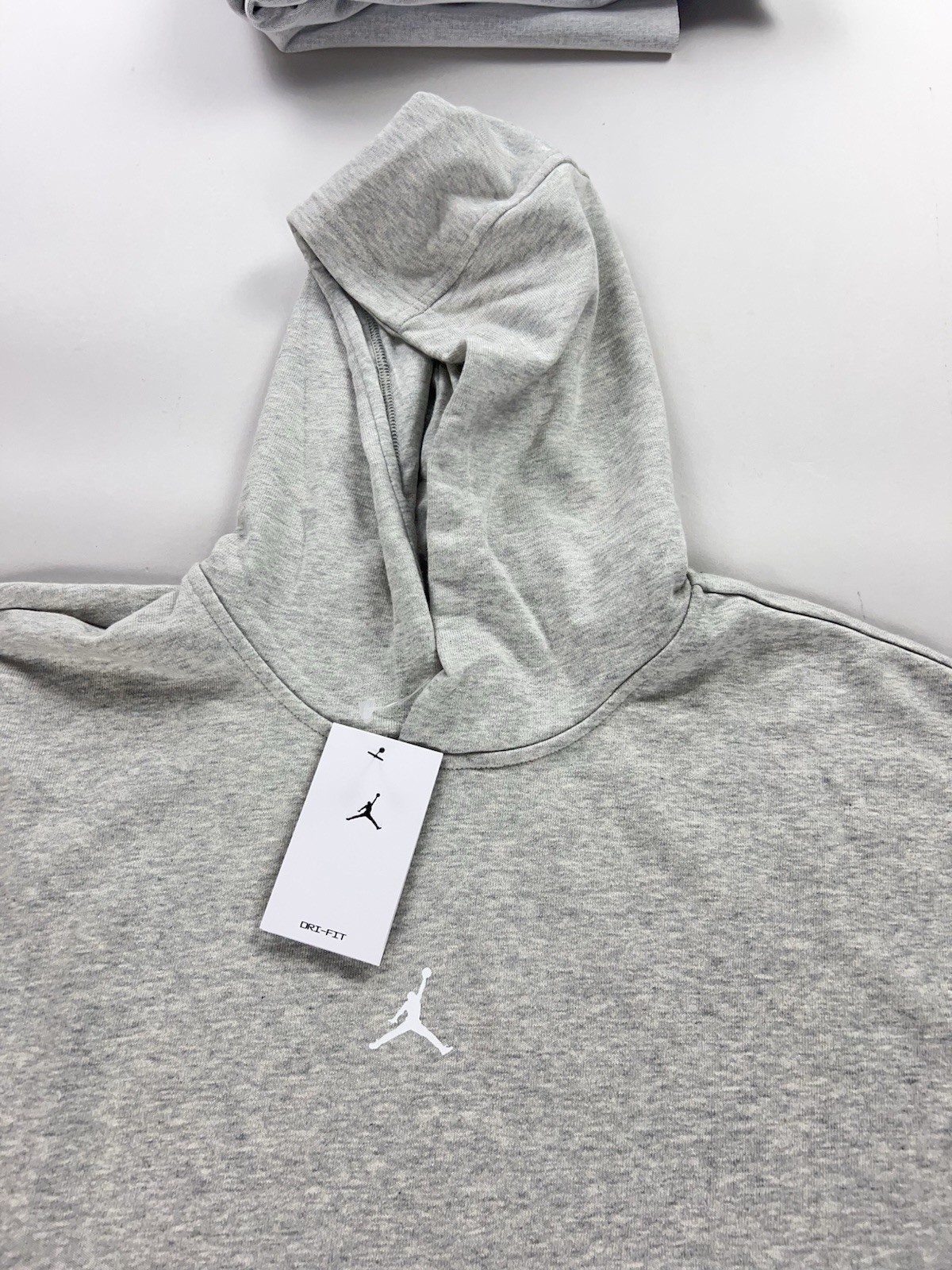 NEW Jordan Dri-FIT Sleeveless Pullover Hoodie Gray Mens Size XL HF9938-050