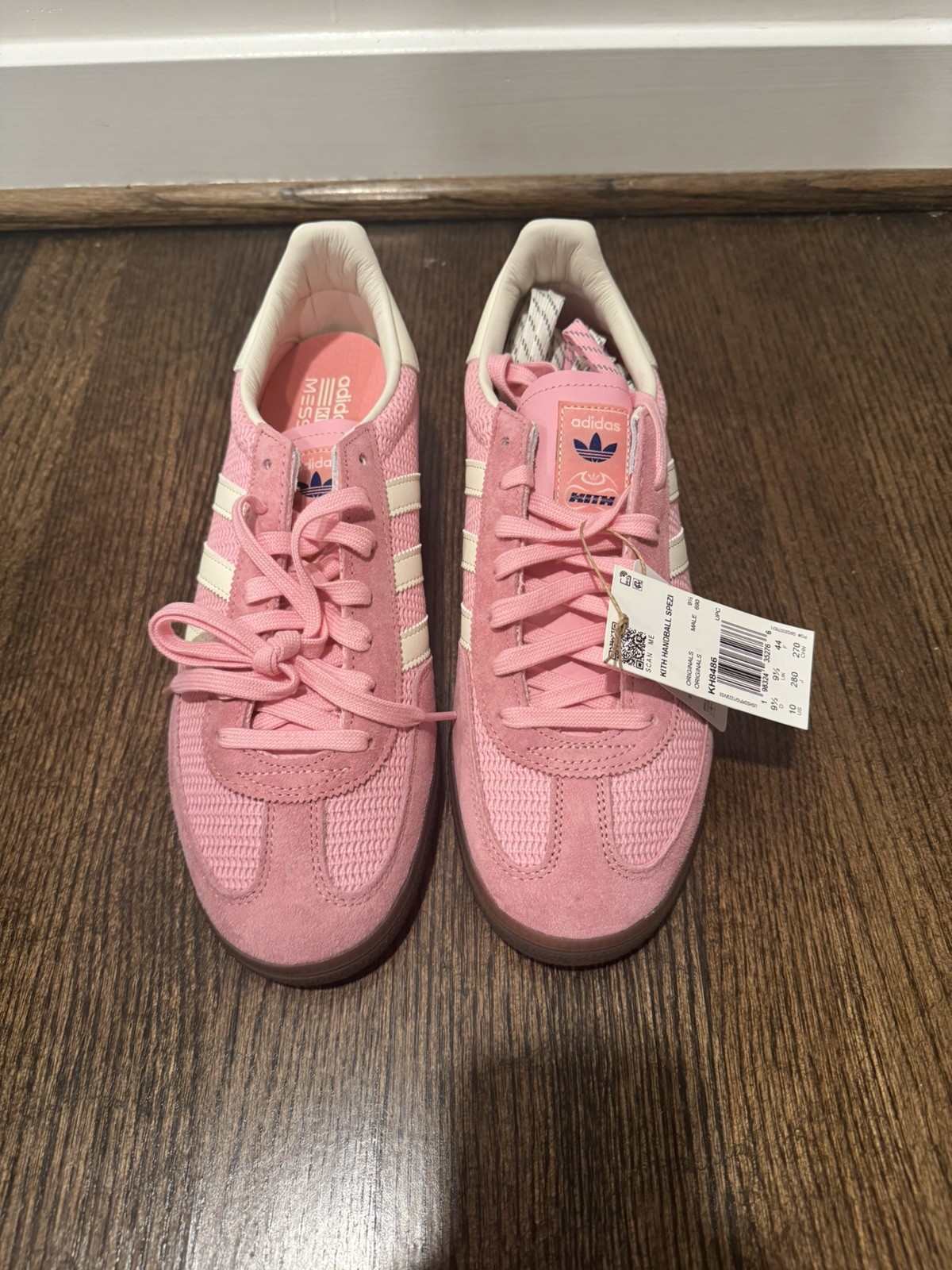 Kith & Messi for adidas Football Handball Spezial Light Pink SIZE 10