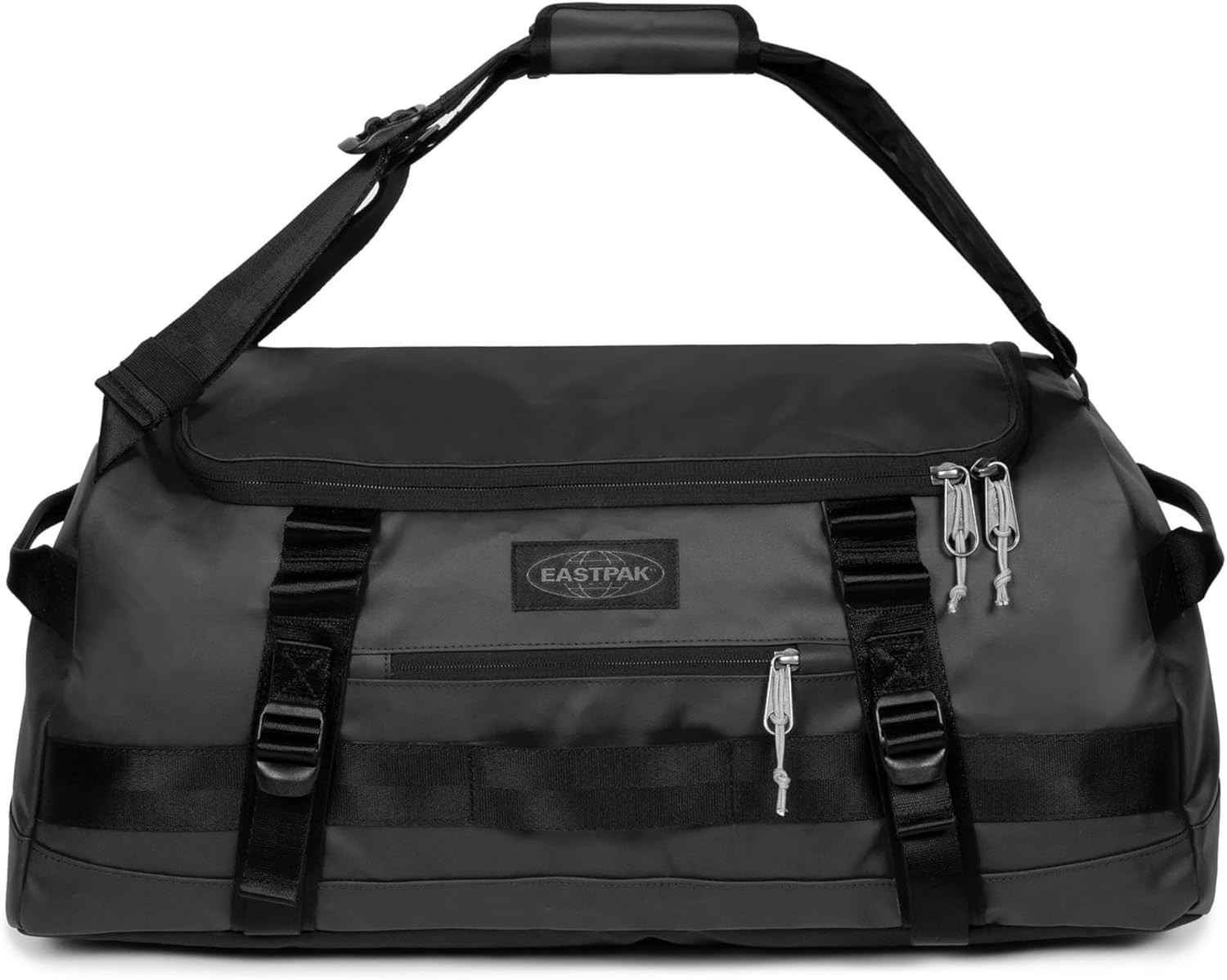 70L Waterproof Duffel Bag with Backpack Straps & Multiple Pockets