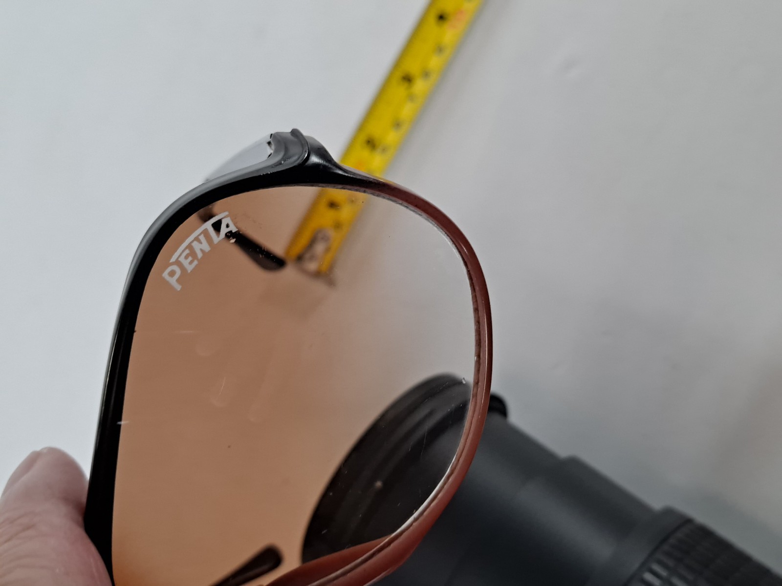 Vtg Carrera Penta Design 1980 Brown Gradient Lenses Sunglasses Made in Taiwan
