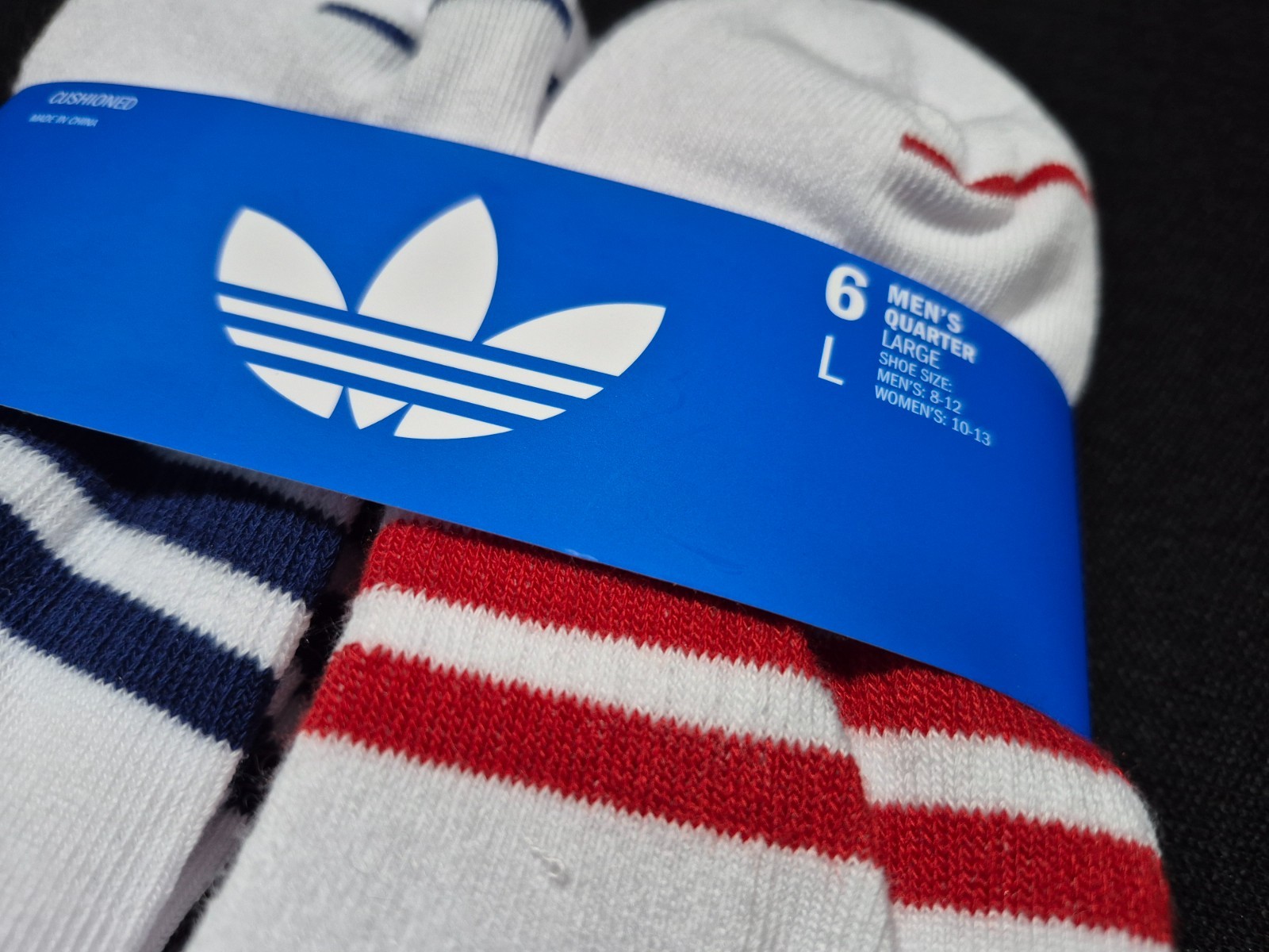 Adidas Men’s – Clima Cool Cushioned Quarter Sports 6 Prs Comfort Socks SZ 8-12