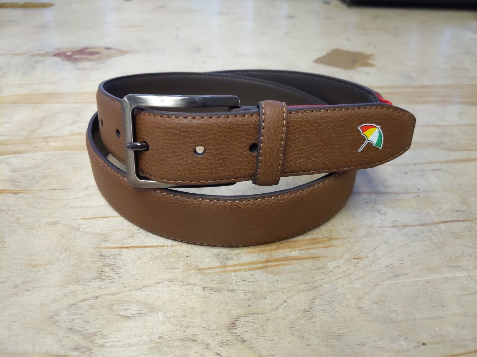 Arnold Palmer Leather Golf Belt Umbrella – Choose Size and Color