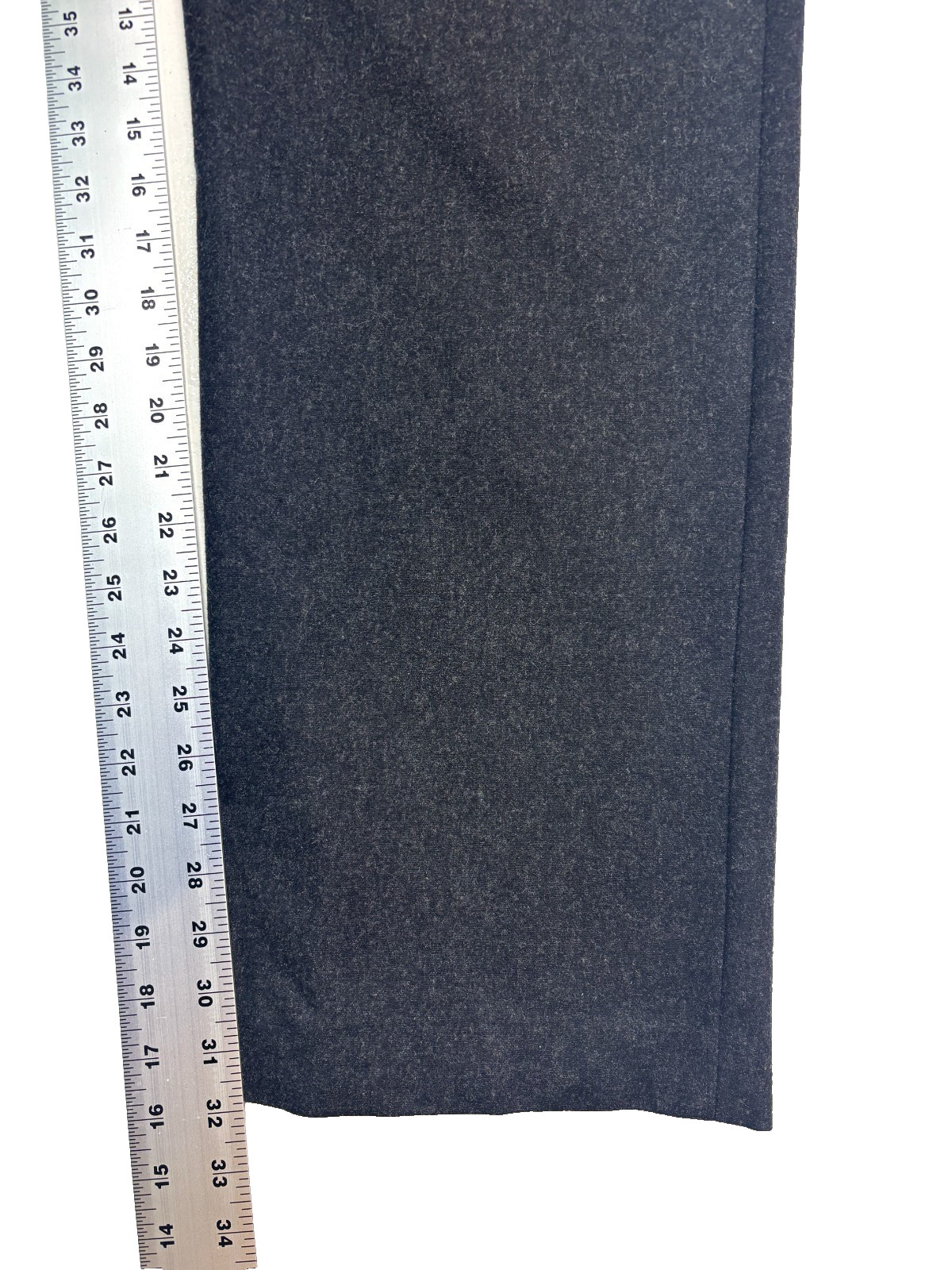 vtg Banana Republic Dawson 35×32 Heavy Flannel Cotton Pants Straight Charcoal