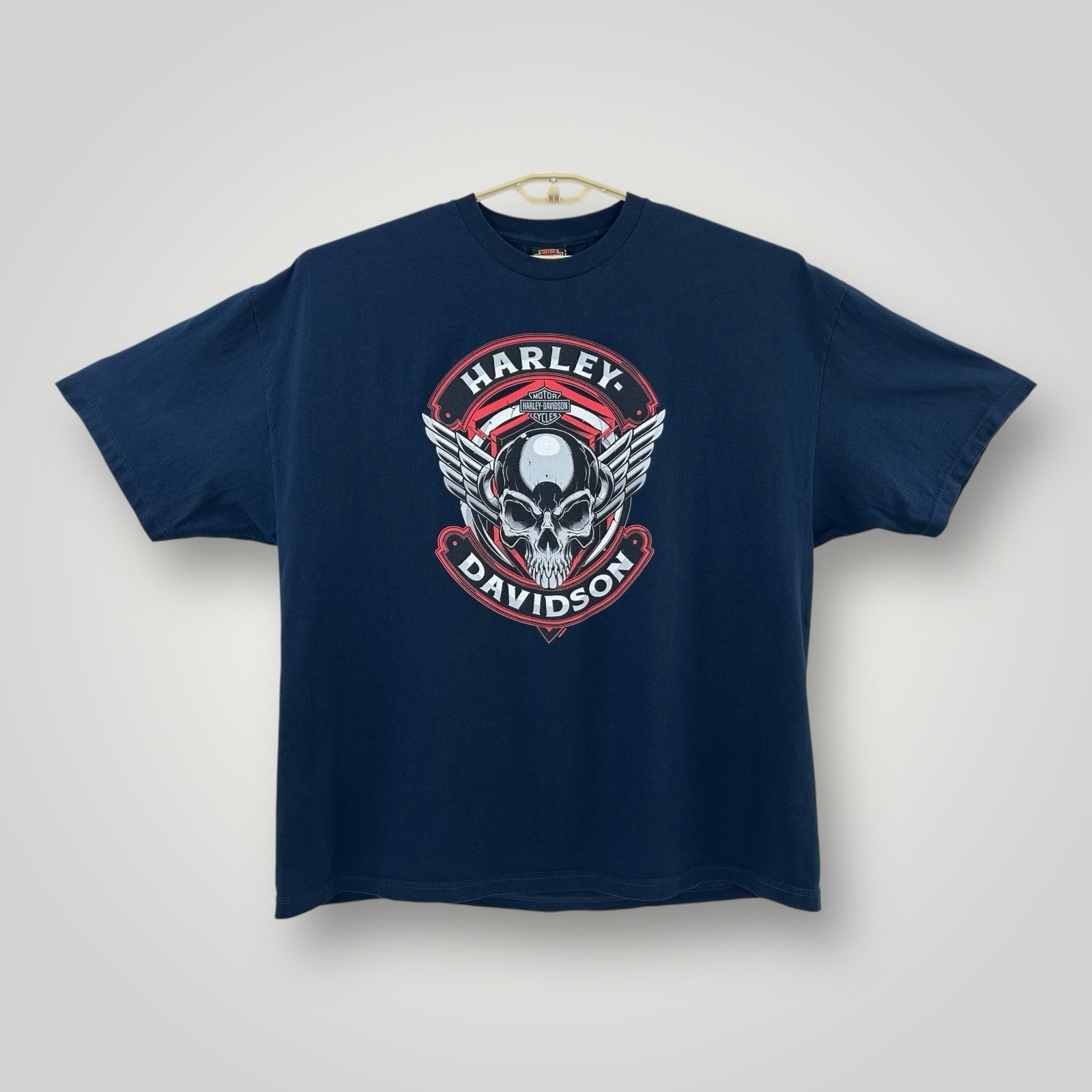 Harley-Davidson Countryside IL T-Shirt Mens 3XL Blue Short Sleeve Cotton Blend