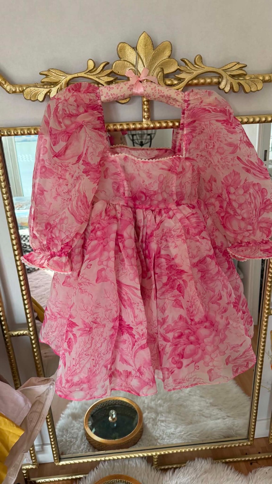 selkie dress babydoll toile lace puff XXS