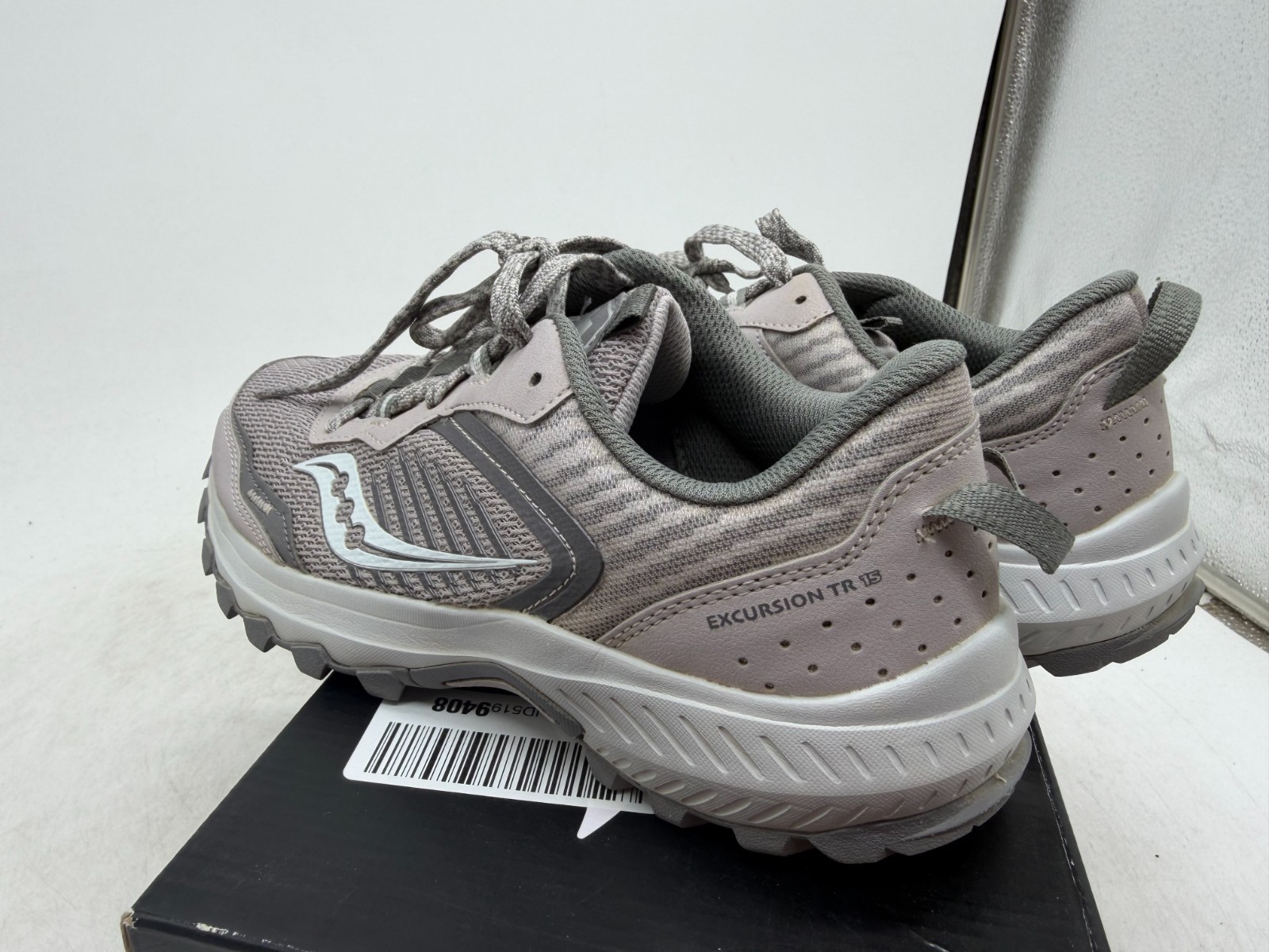 Saucony Excursion TR15 Wide Running Shoes Women’s Gray Mesh Sneakers – 8 WIDE