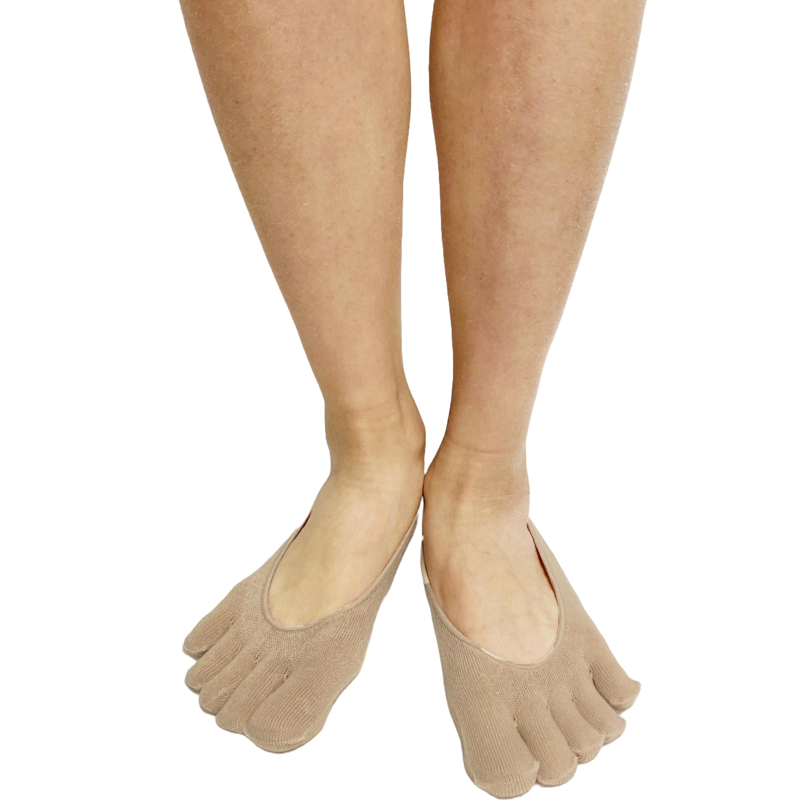 COUVER Men’s/Women’s 5 Finger Cotton Toed Super Low Cut Toe Socks (1Pair)