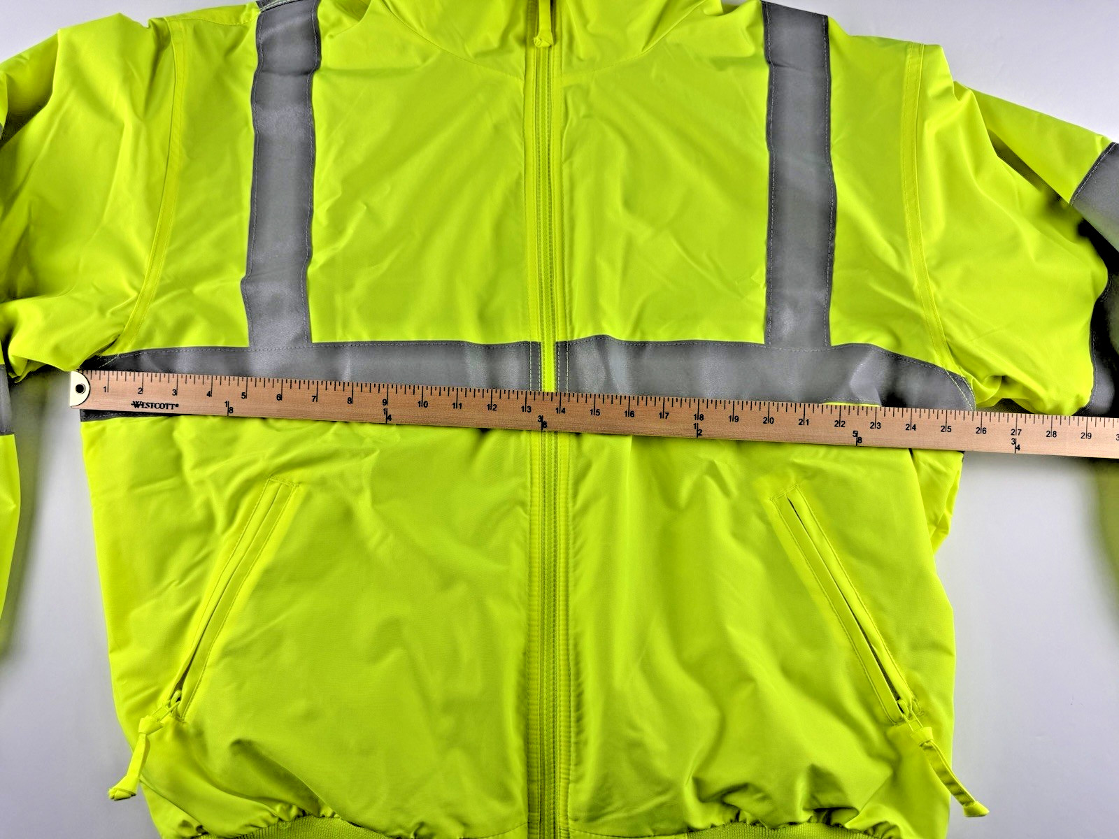 Port Authority SRJ754 Hi Vis Safety Jacket XL Yellow Reflective Insulated Coat