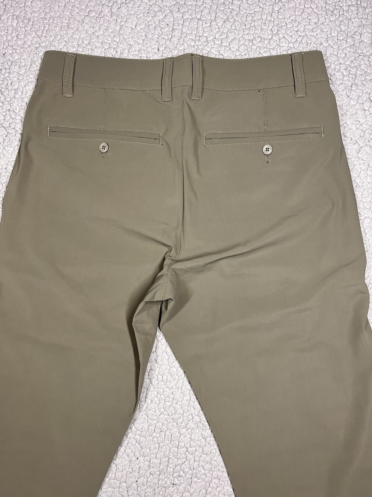 Rhone Resort Pants Sz 28 Mens Stretch Performance Travel Green UPF 50+ $138 MSRP
