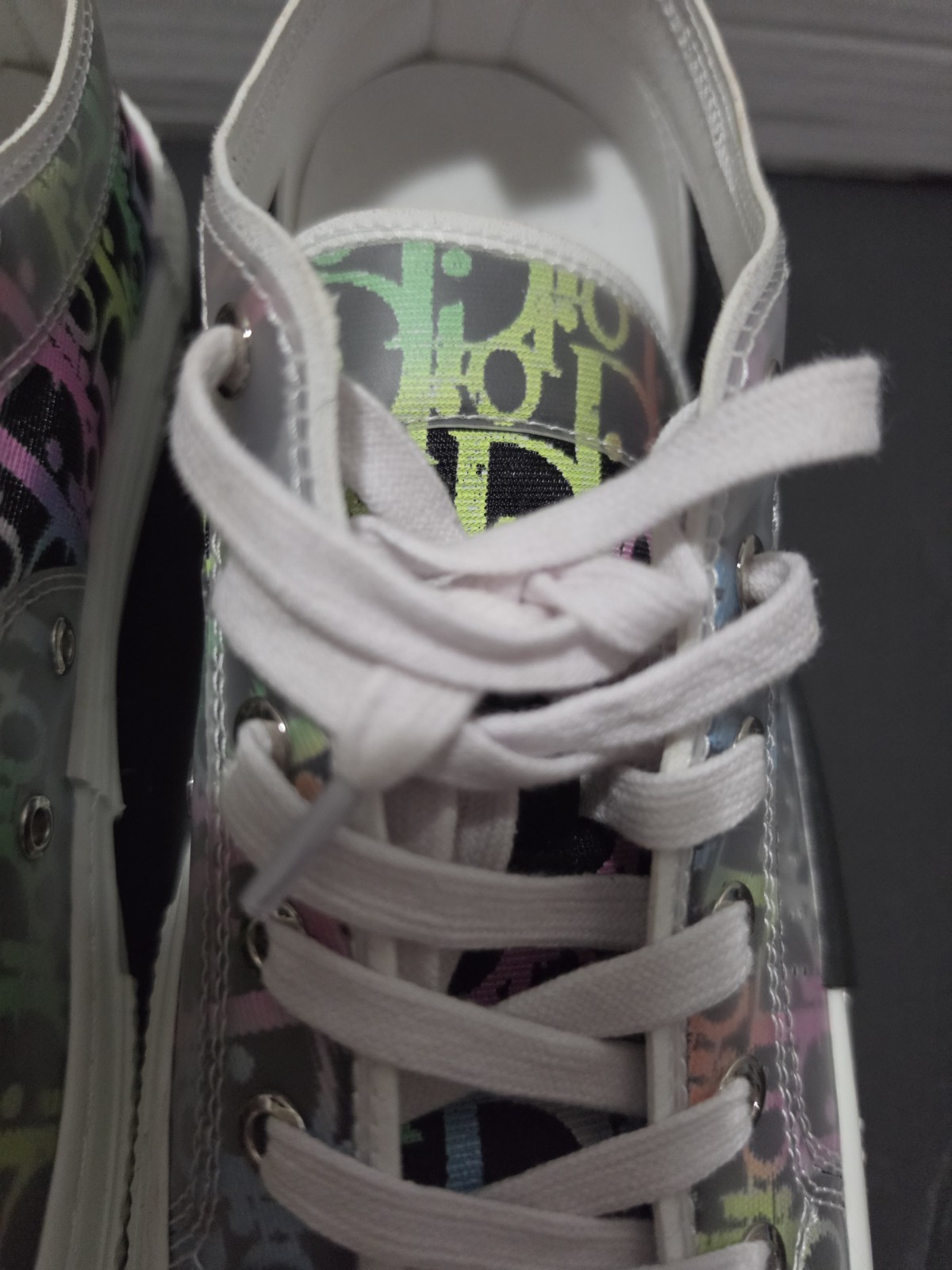 Sz 9 Men’s Dior B23 Multicolor Oblique Low Trainers Sneakers sz 42 Multicolor