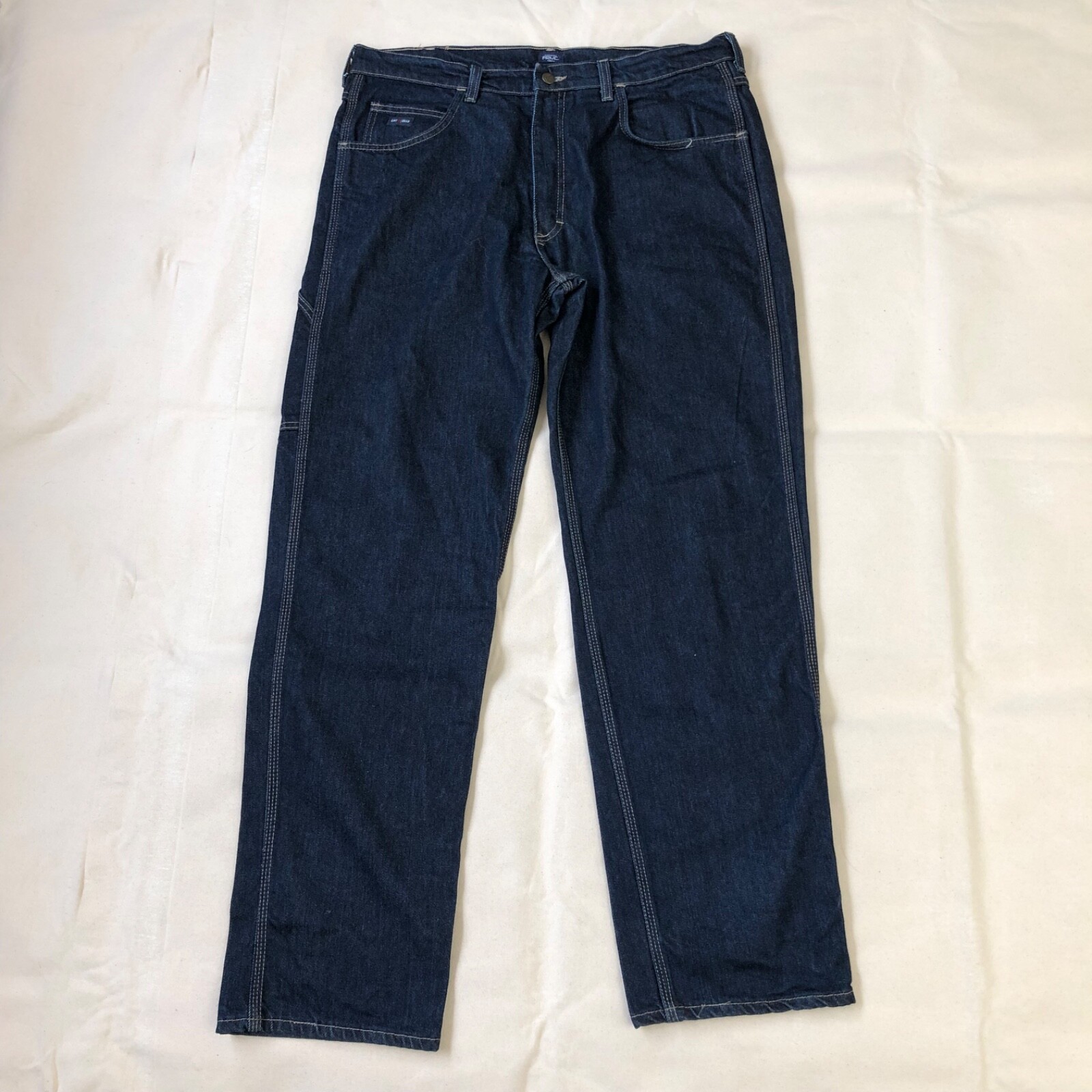 Tyndale USA F290T Broken-In Relaxed FR Jeans Dark Blue Excellent