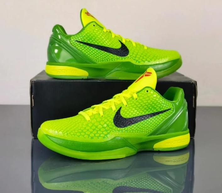 Zoom Kobe 6 Protro Grinch Green Reverse CW2190-300 Men’s Basketball Shoes Sizes