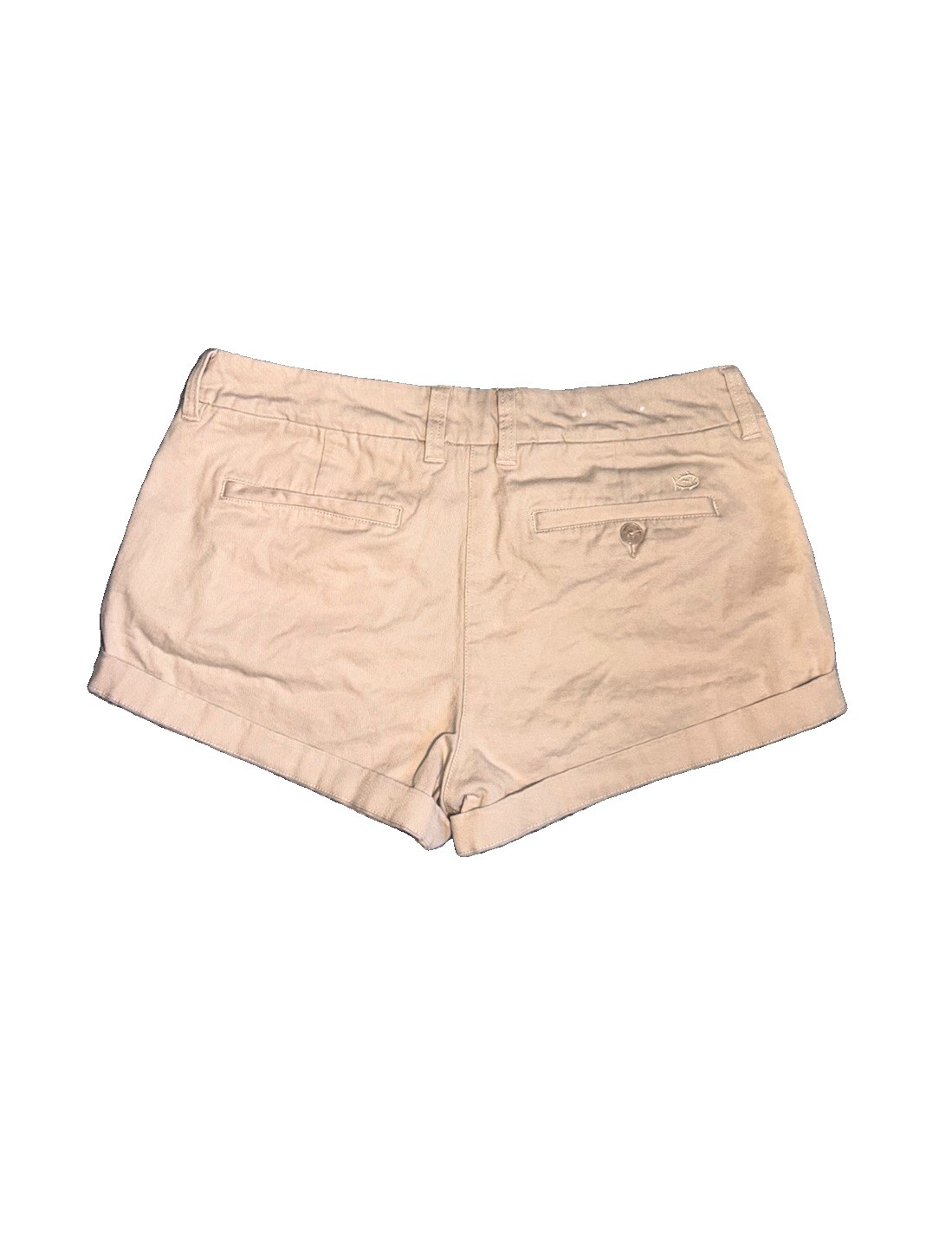 Southern Tide Chino Shorts Womens Size 6 Khaki Tan Cotton Preppy Coastal Casual