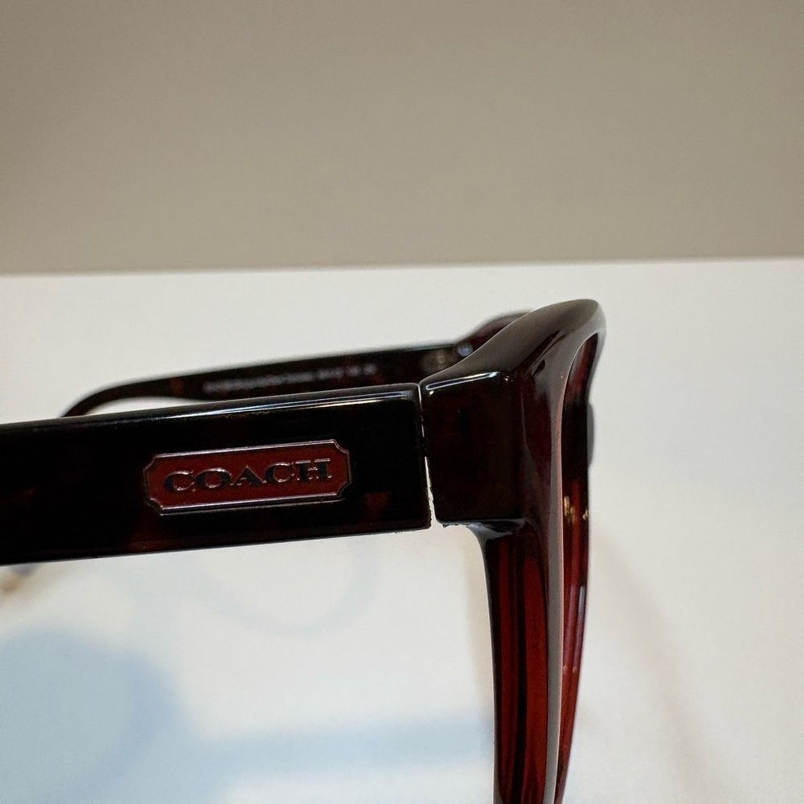 COACH SUNGLASSES FRAME ONLY HC8074 (L065 Robyn) 5147/68 (Burgundy/Dark Tortoise)