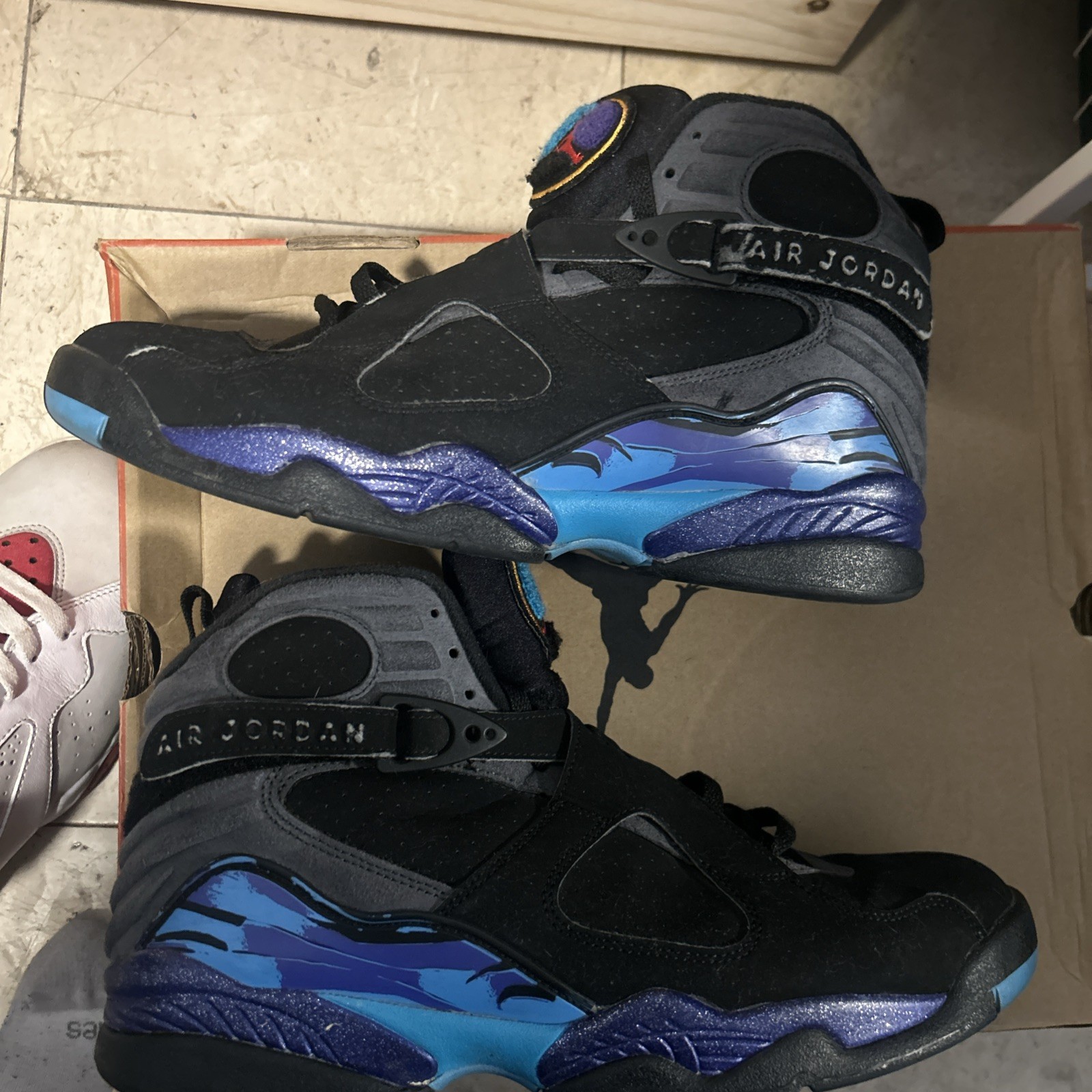 Air Jordan 8 Retro “Aqua” Size 11 – Used – No Box – Read Description