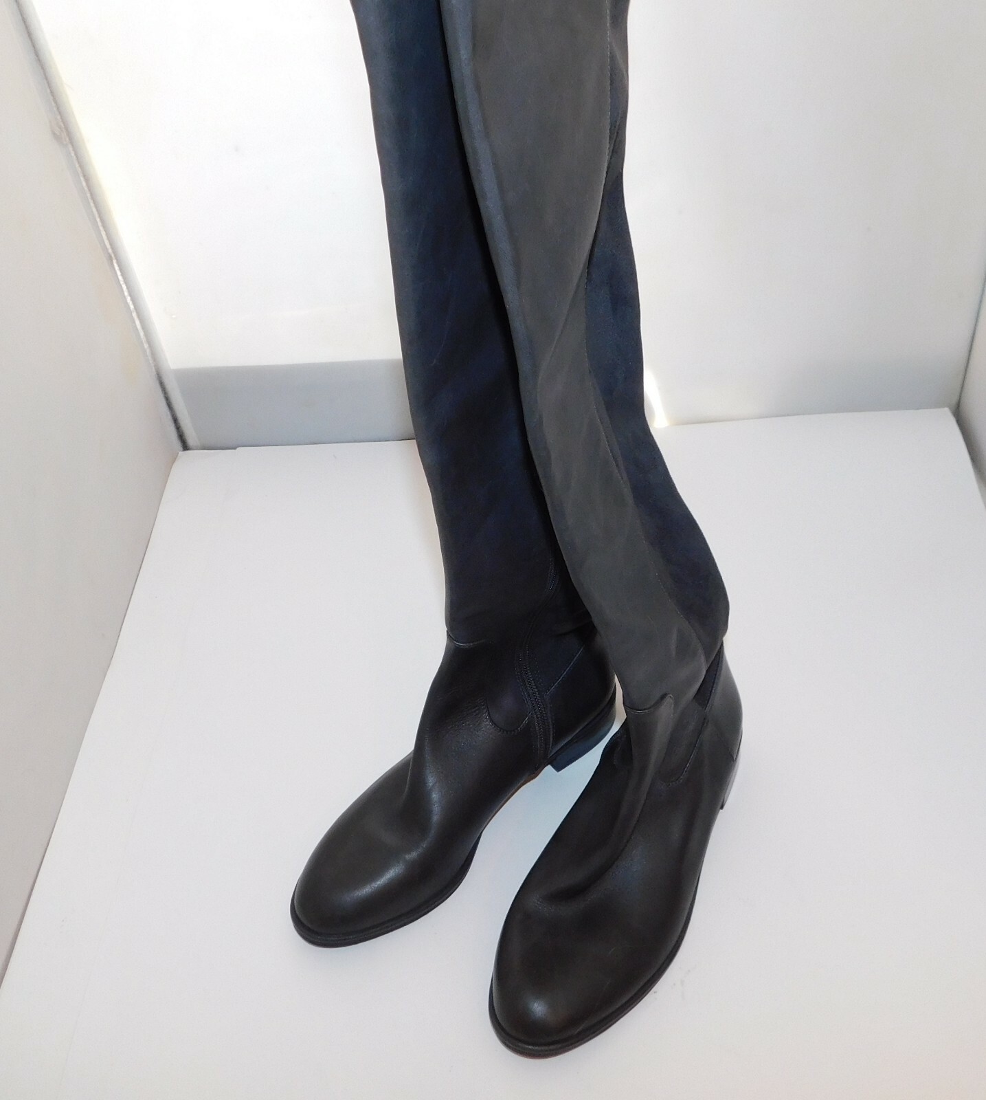VIA SPIGA Itala 50/50 Stretch Leather Over the Knee boots sz 5 M New
