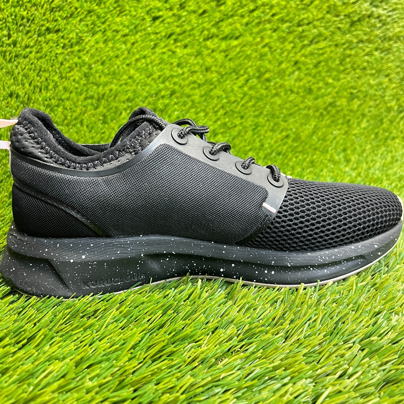 Kuru Atom Womens Size 5.5 Black Pink Athletic Running Walking Shoes Sneakers