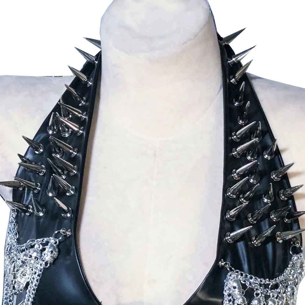 Goth Tops Grunge Spiked 80s Punk Rock Clothes Emo Clothing Y2K Gothic Tank