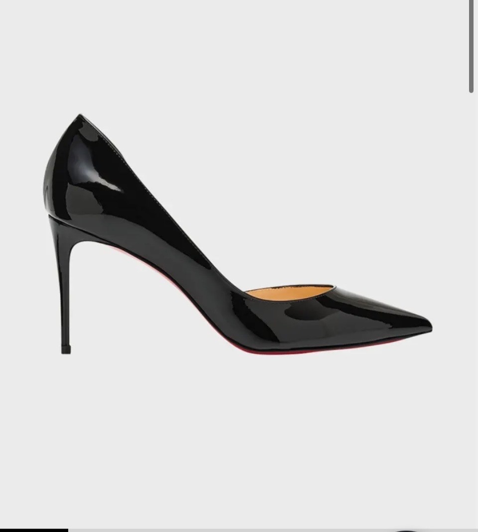 New with Box Size 43 Christian Louboutin 85mm Iriza Patent Leather Pumps $945