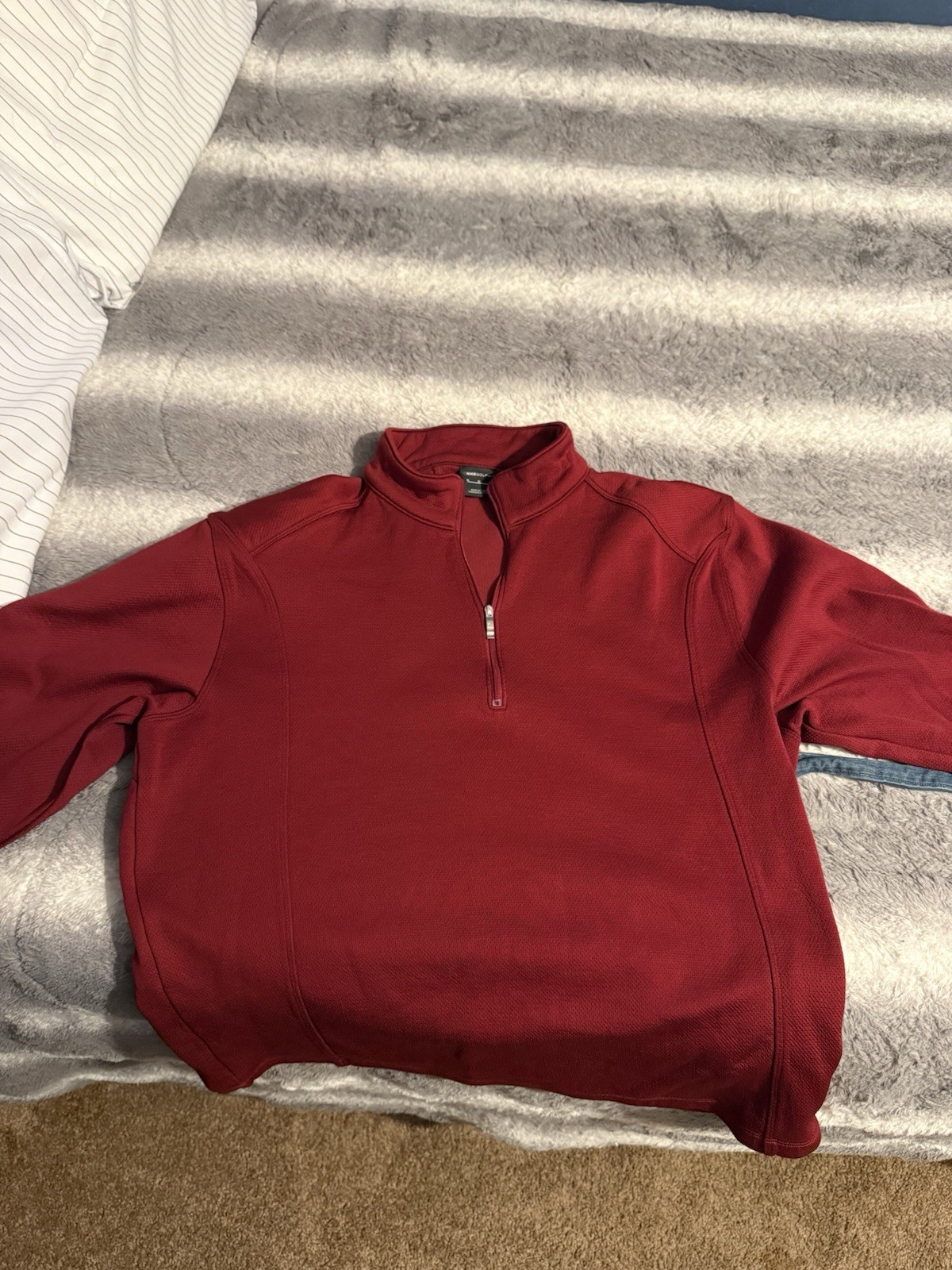 Men’s Nike Golf Pullover Quarter Zip Dri-Fit Size M