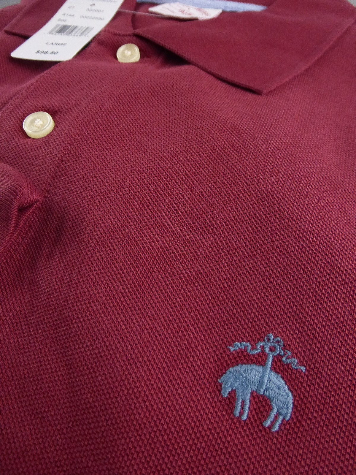 BROOKS BROTHERS LONG SLEEVE POLO SHIRT Men’s – ORIGINAL Fit New $98