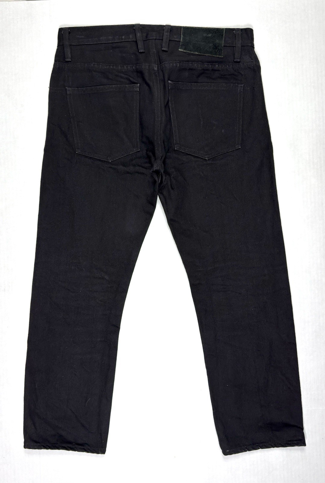 3sixteen ST-220X Slim Tapered Double Black Selvedge Jeans Button Fly Men’s 33×25