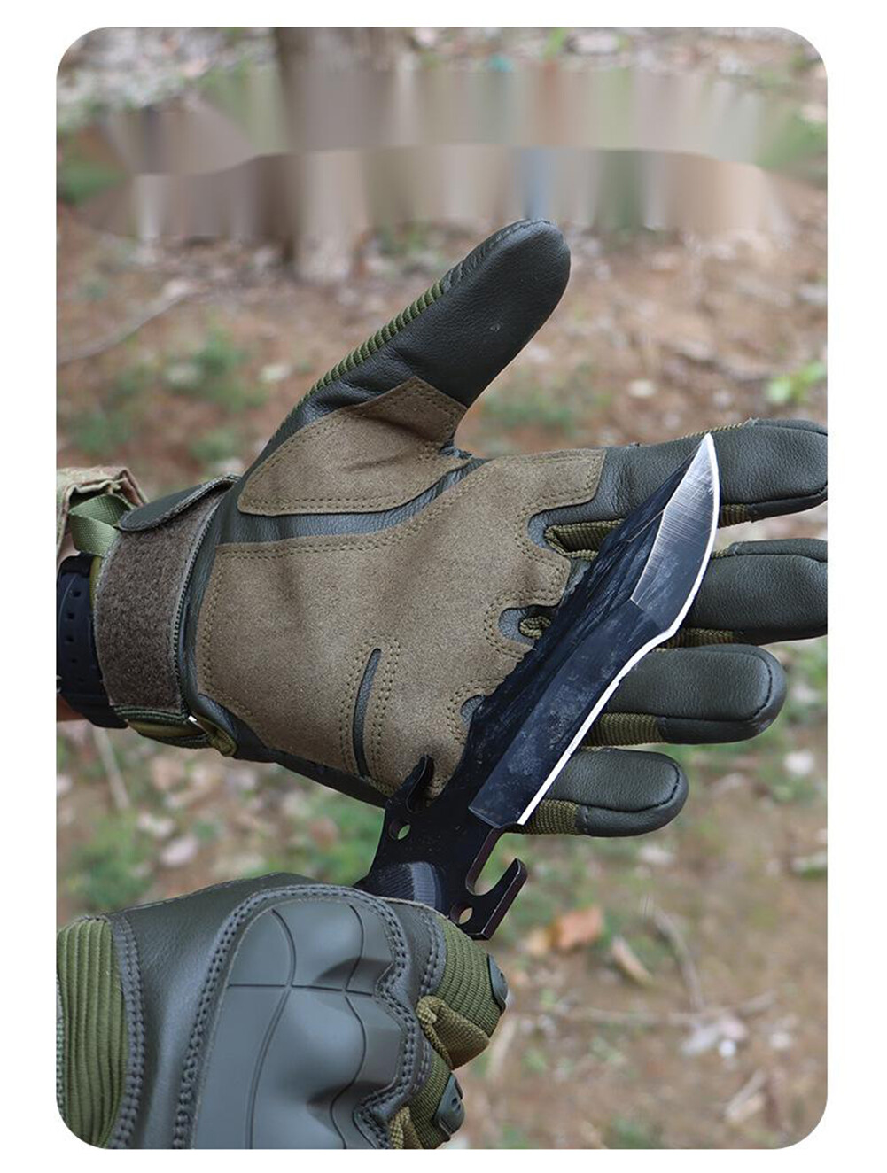 Men’s Tactical Gloves Touch Screen Windproof Full Finger Gloves Army Military US