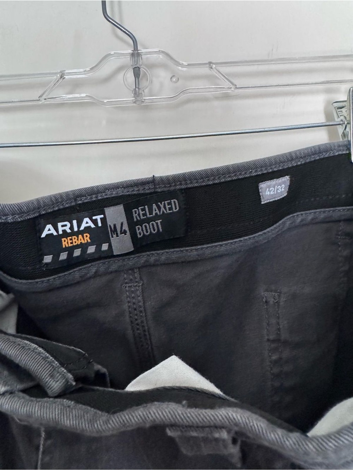 Ariat Rebar M4 Relaxed DuraStretch Washed Twill Dungaree Boot Cut Pant 42/32