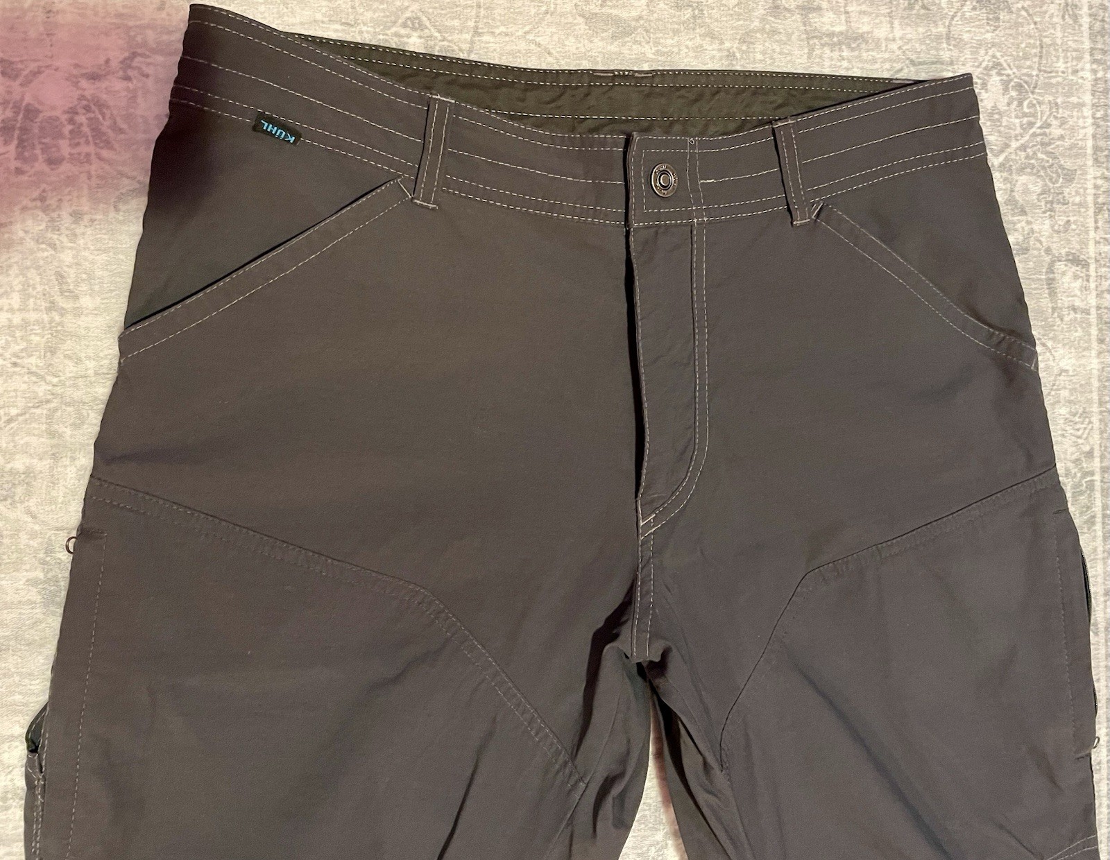Kuhl Renegade Men’s Pants 34×30 In Koal(Drk Gray) Style 5120